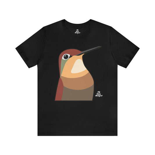 Hummingbird Deekum, Soft 100% Jersey Cotton T-Shirt, Unisex, Short Sleeve, Retail Fit