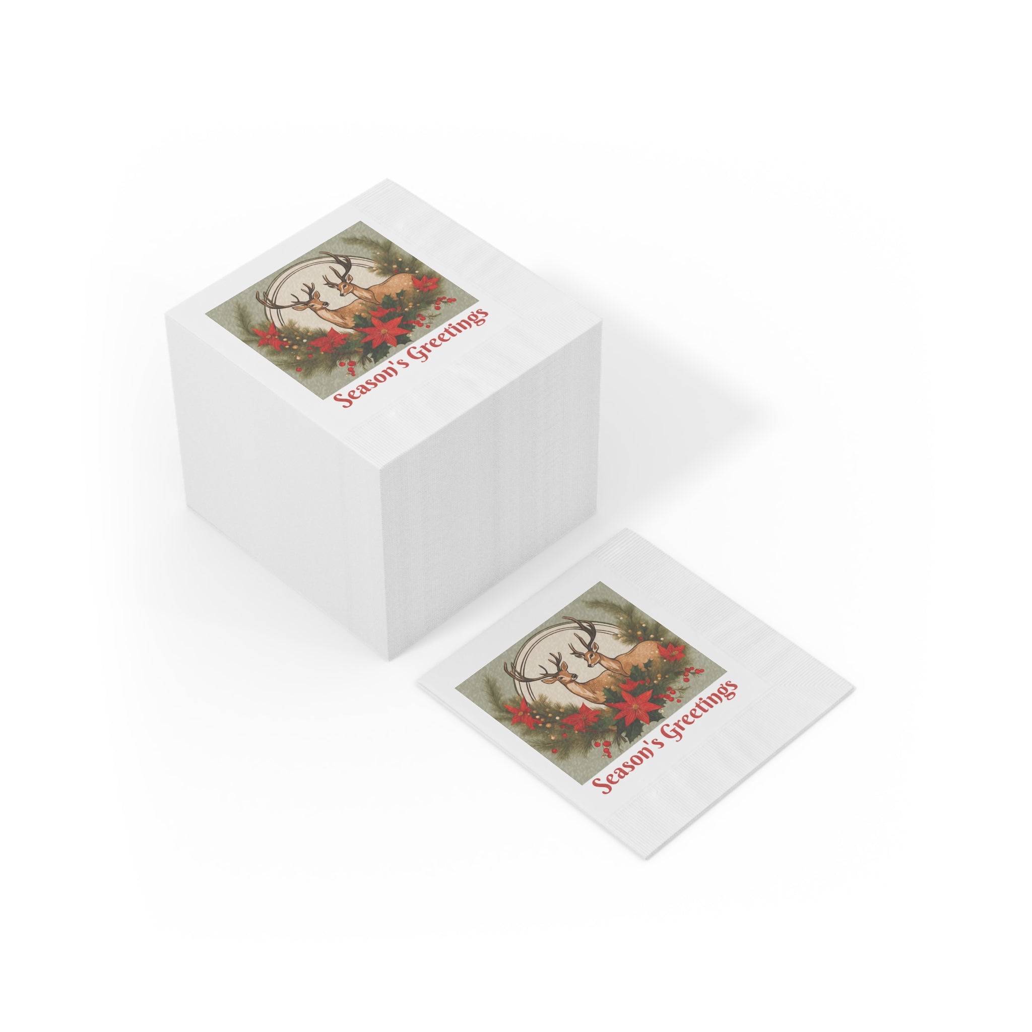 Season’s Greetings Deer Napkins