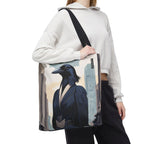 Regal Crow Art Deco Tote Bag