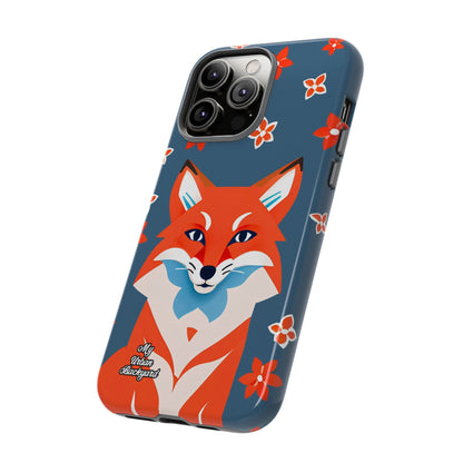 Fox with Flowers, Cell Phone Case - Apple, Samsung or Google Pixel