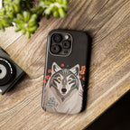 Art Deco Wolf, Cell Phone Case - Apple, Samsung, Google Pixel