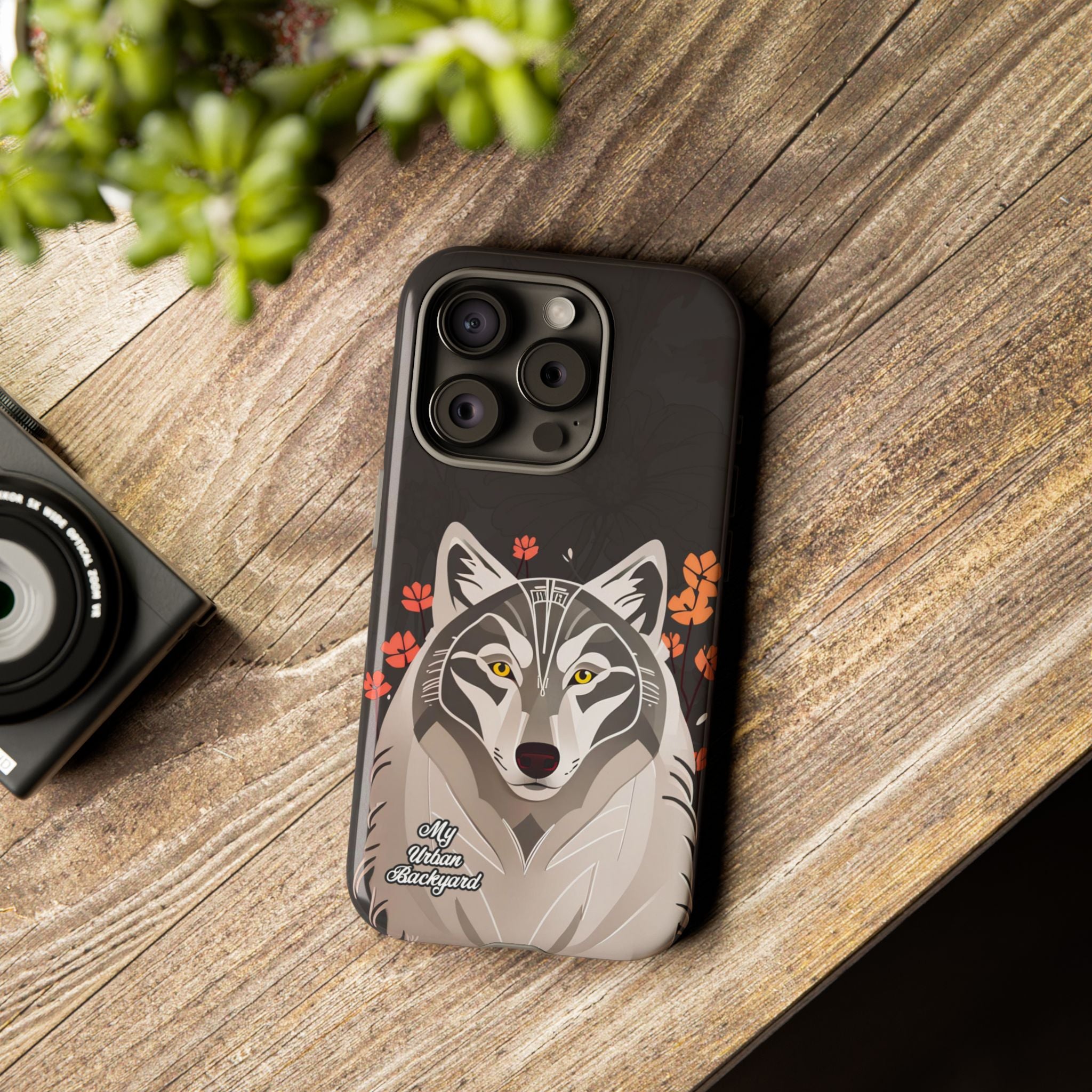 Art Deco Wolf, Cell Phone Case - Apple, Samsung, Google Pixel
