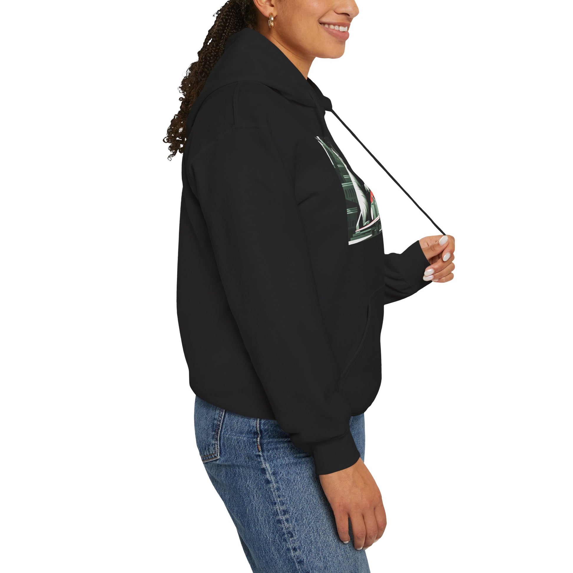 Bear in the City Graphic Hoodie, Cozy Sweatshirt for Animal Lovers, Perfect Gift for Birthdays, Holidays, and Everyday Wear