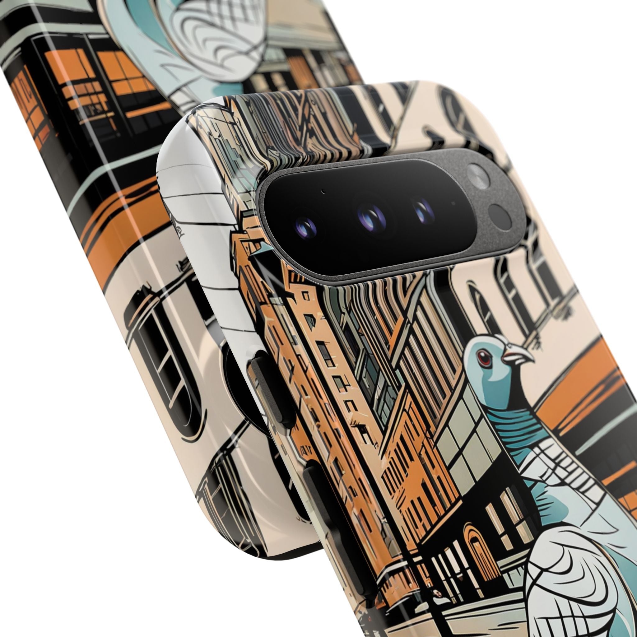 Pigeon on a City Street, Cell Phone Case - Apple, Samsung, Google Pixel