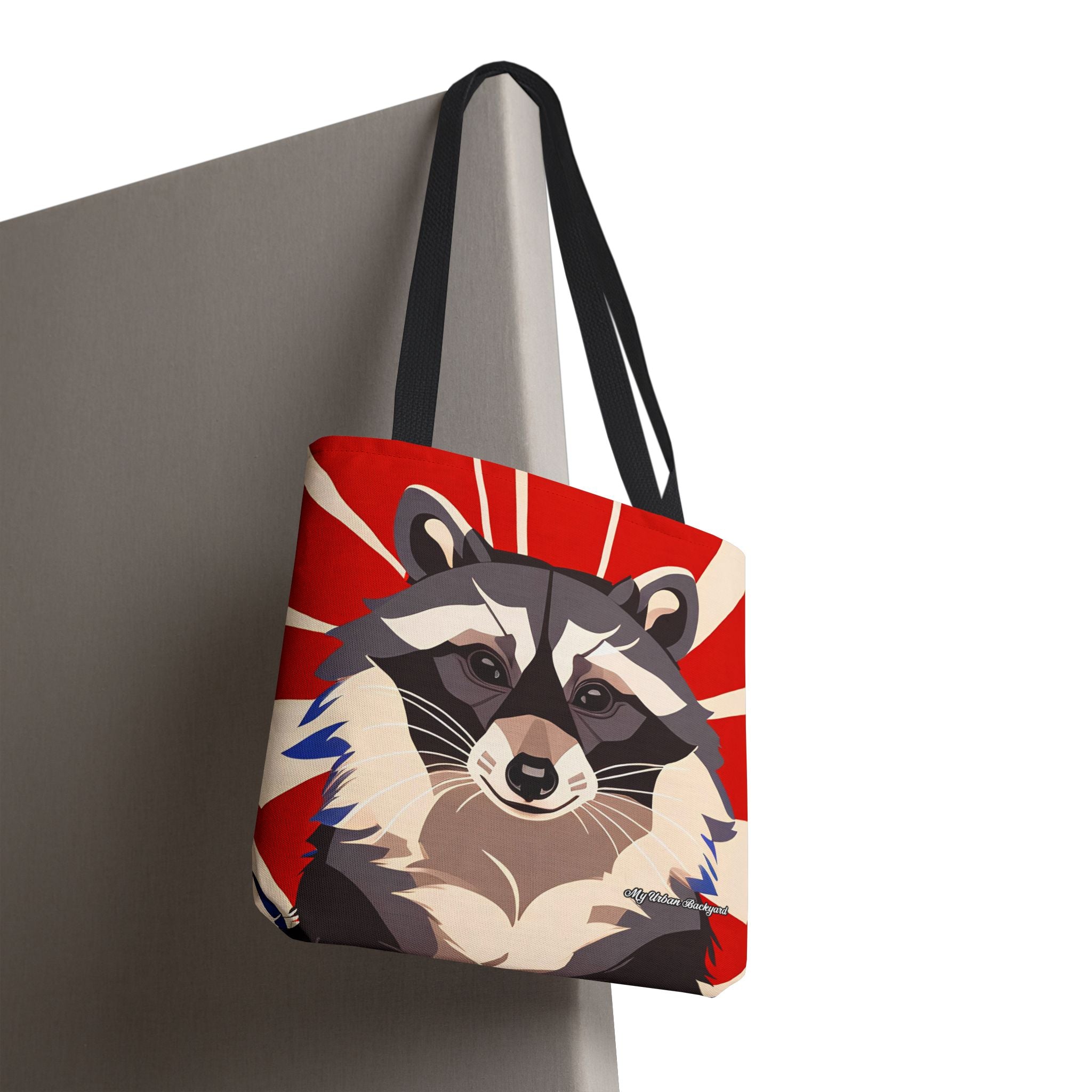 Ziggy Starspaws, Raccoon Tote Bag with Cotton Handles For Everyday Use, 3 Sizes