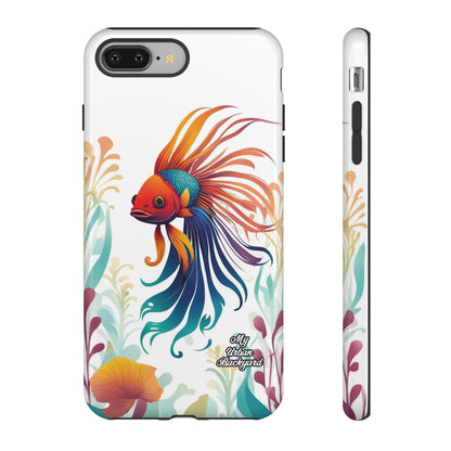 Colorful Betta Fish, Cell Phone Case - Apple, Samsung or Google Pixel