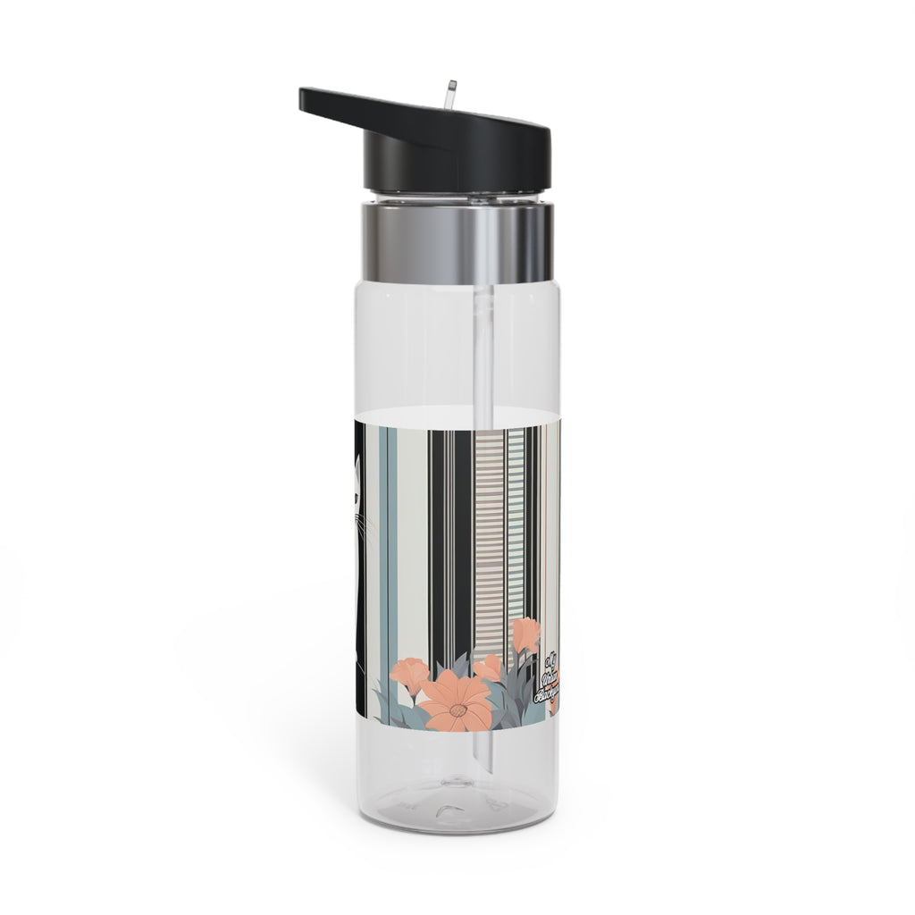 Navi Starbloom, Cat 20oz Sport Water Bottle, BPA-Free, Tritan™ plastic