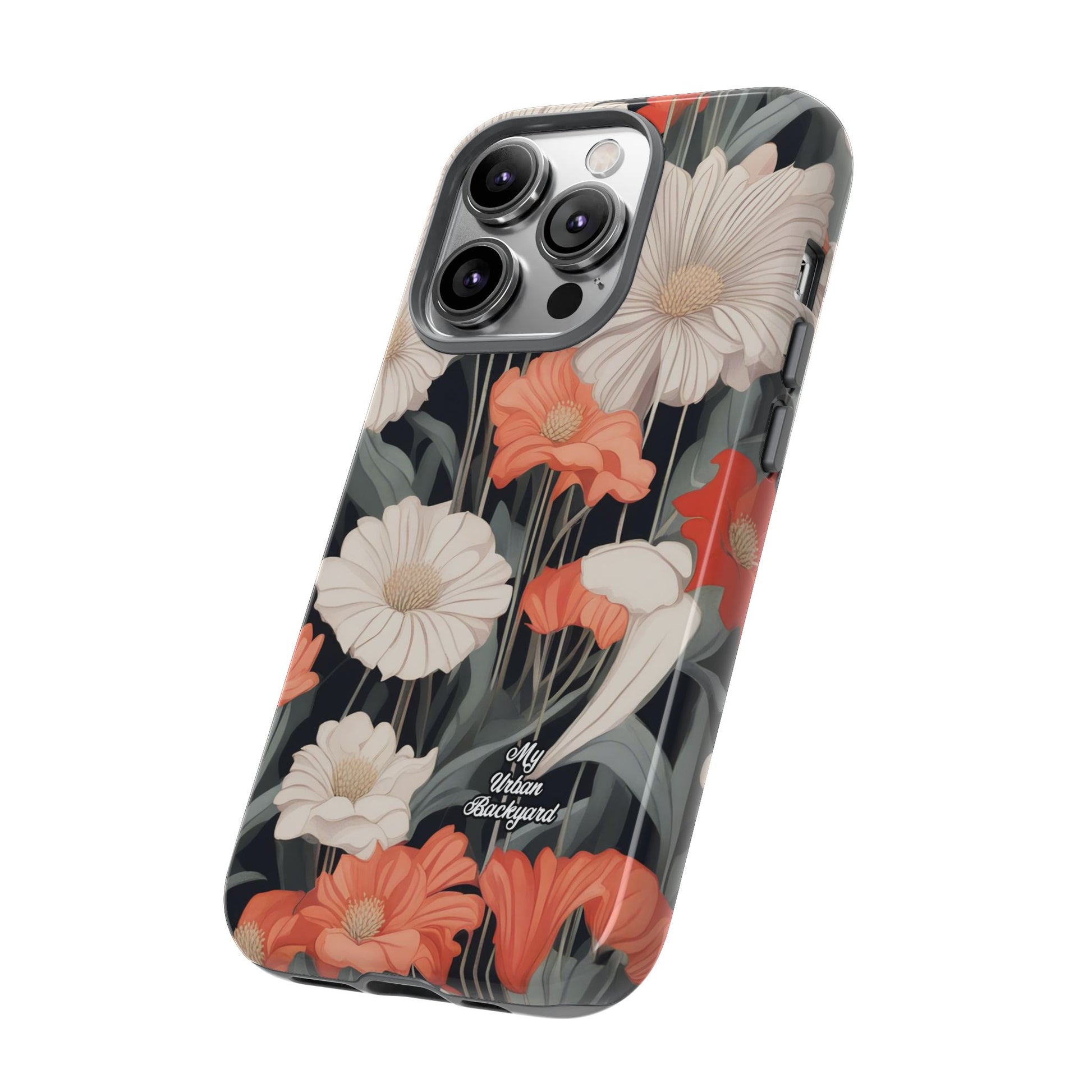 Art Deco Flowers, Cell Phone Case - Apple, Samsung, Google Pixel