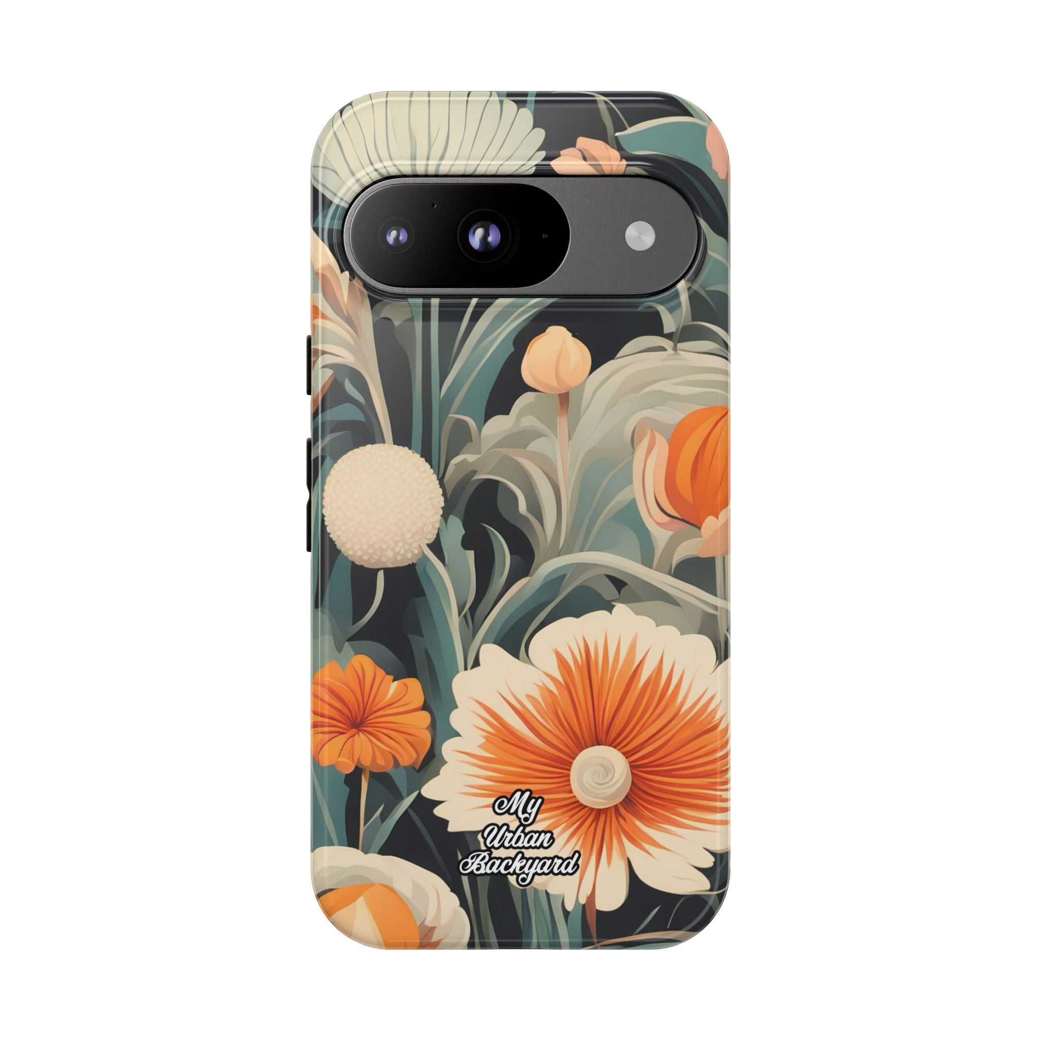 Orange and White Flowers, Cell Phone Case - Apple, Samsung, Google Pixel