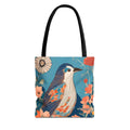 Colorful Bird Tote Bag with Cotton Handles For Everyday Use, 3 Sizes