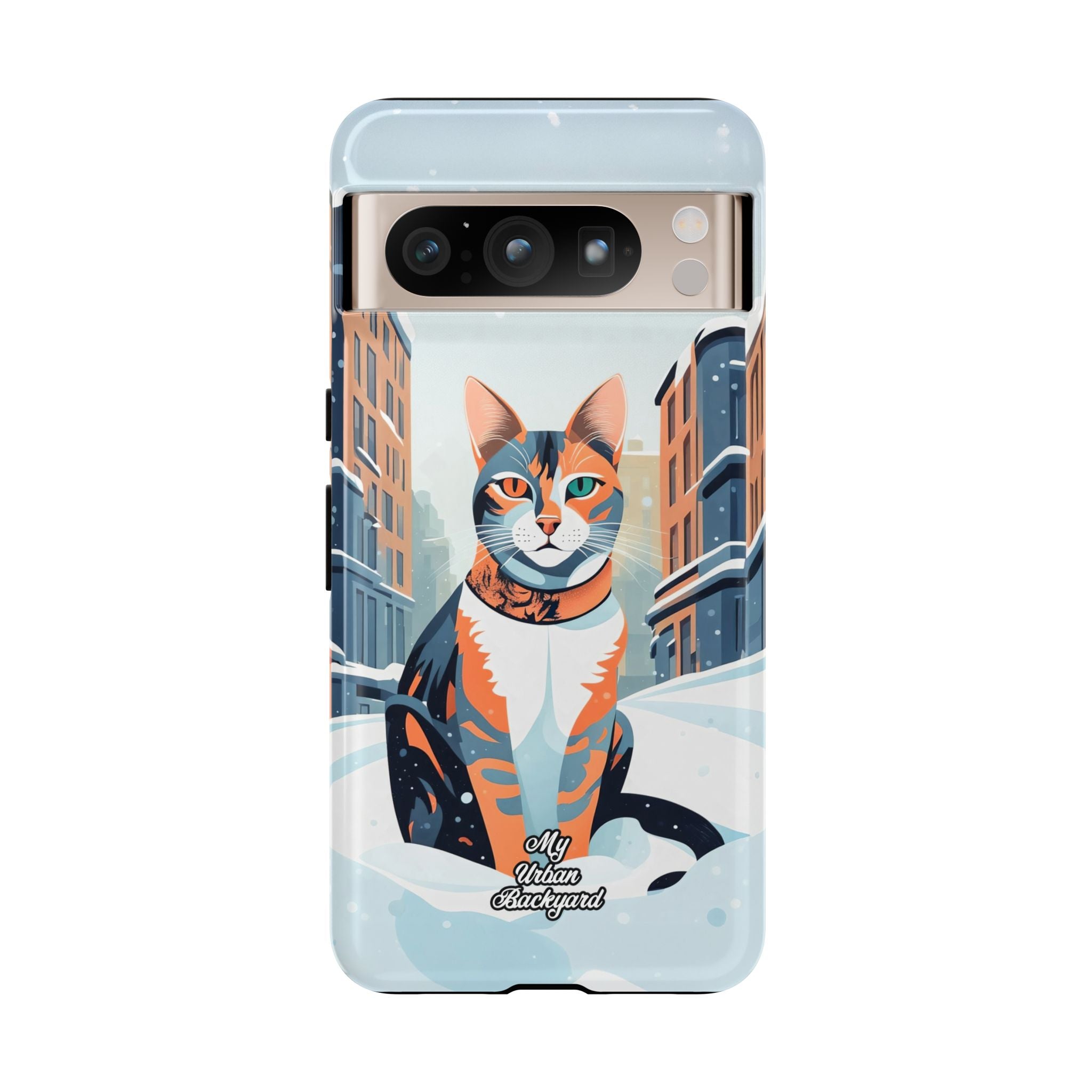 Claws Pawson in the Snow, Cell Phone Case - Apple, Samsung, Google Pixel