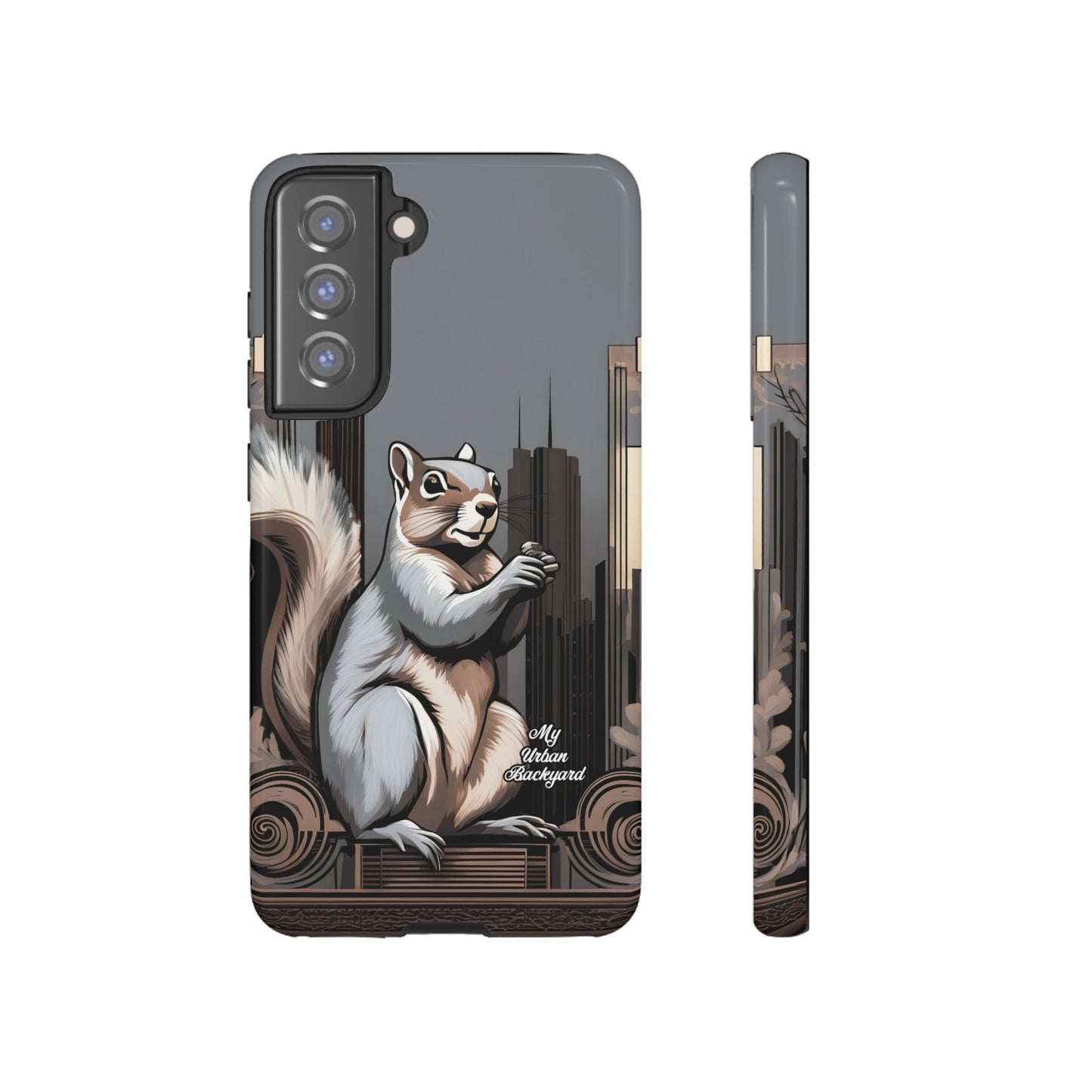 Urban Gray Squirrel, Cell Phone Case - Apple, Samsung, or Google Pixel