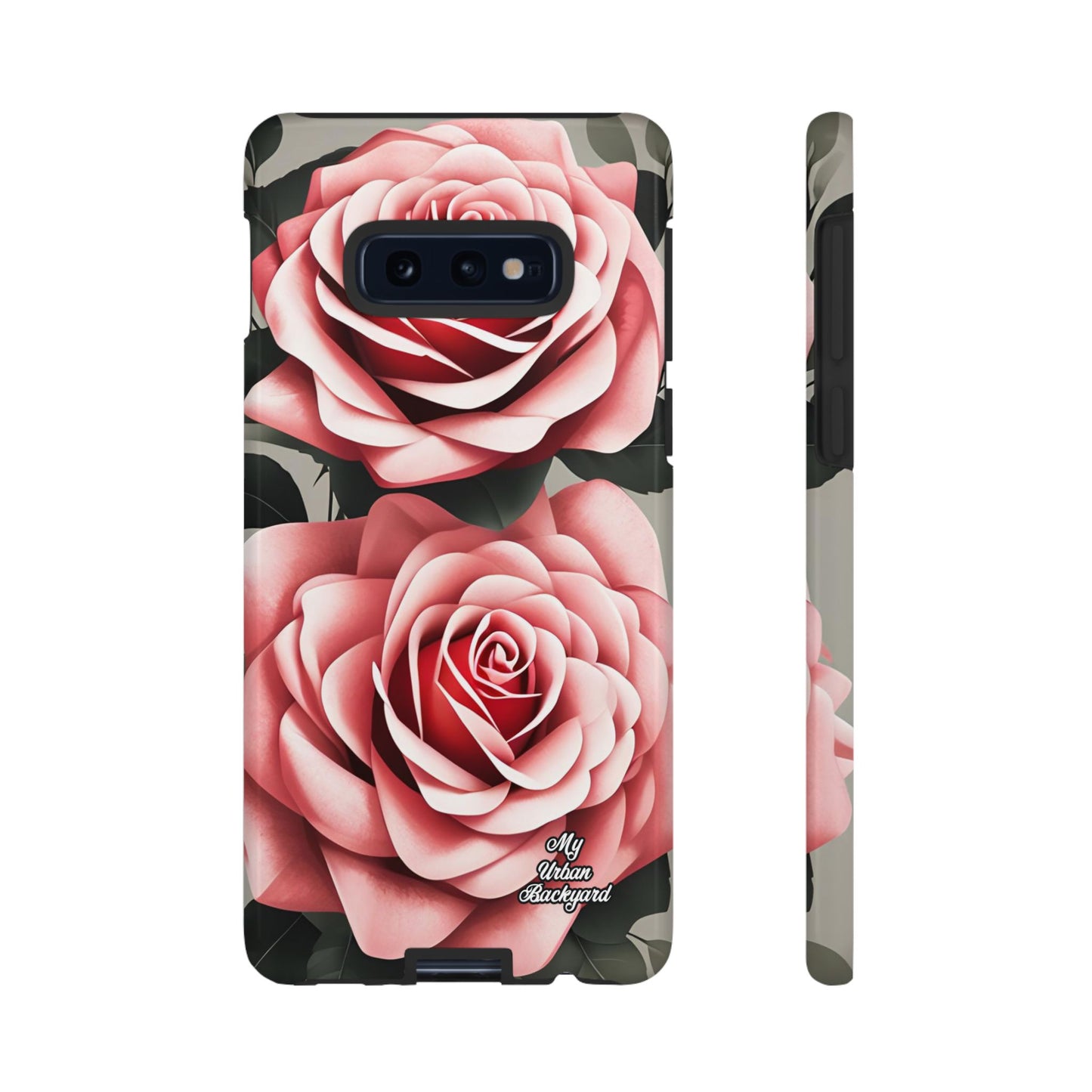 Pink Rose Flowers, Cell Phone Case - Apple, Samsung or Google Pixel