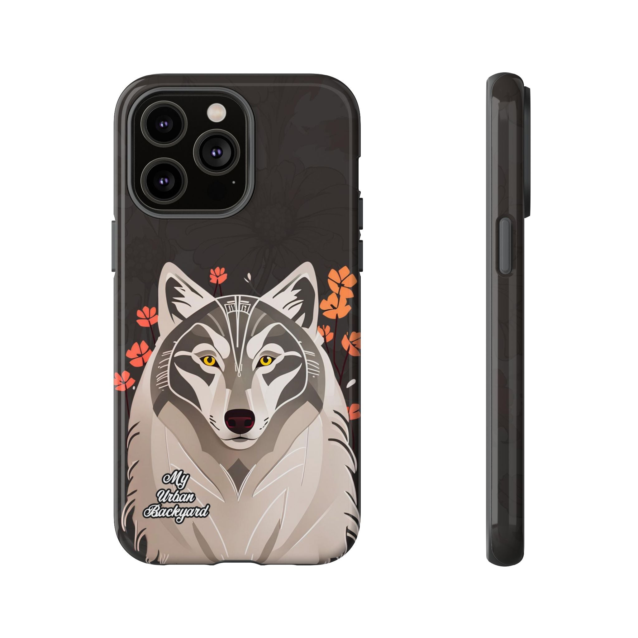 Art Deco Wolf, Cell Phone Case - Apple, Samsung, Google Pixel
