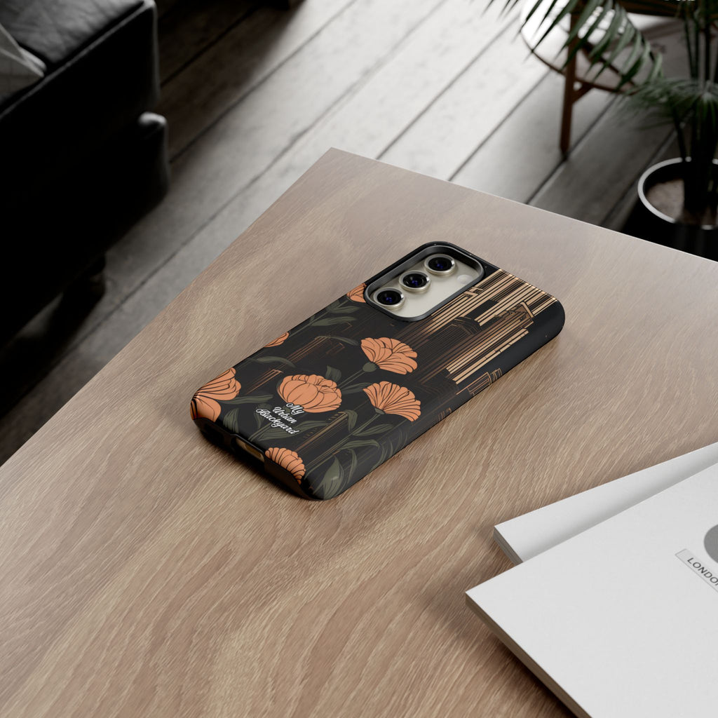 Urban Evening with Flowers, Cell Phone Case - Apple iPhone, Samsung Galaxy, Google Pixel