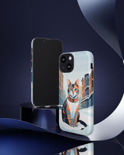 Claws Pawson in the Snow, Cell Phone Case - Apple, Samsung, Google Pixel