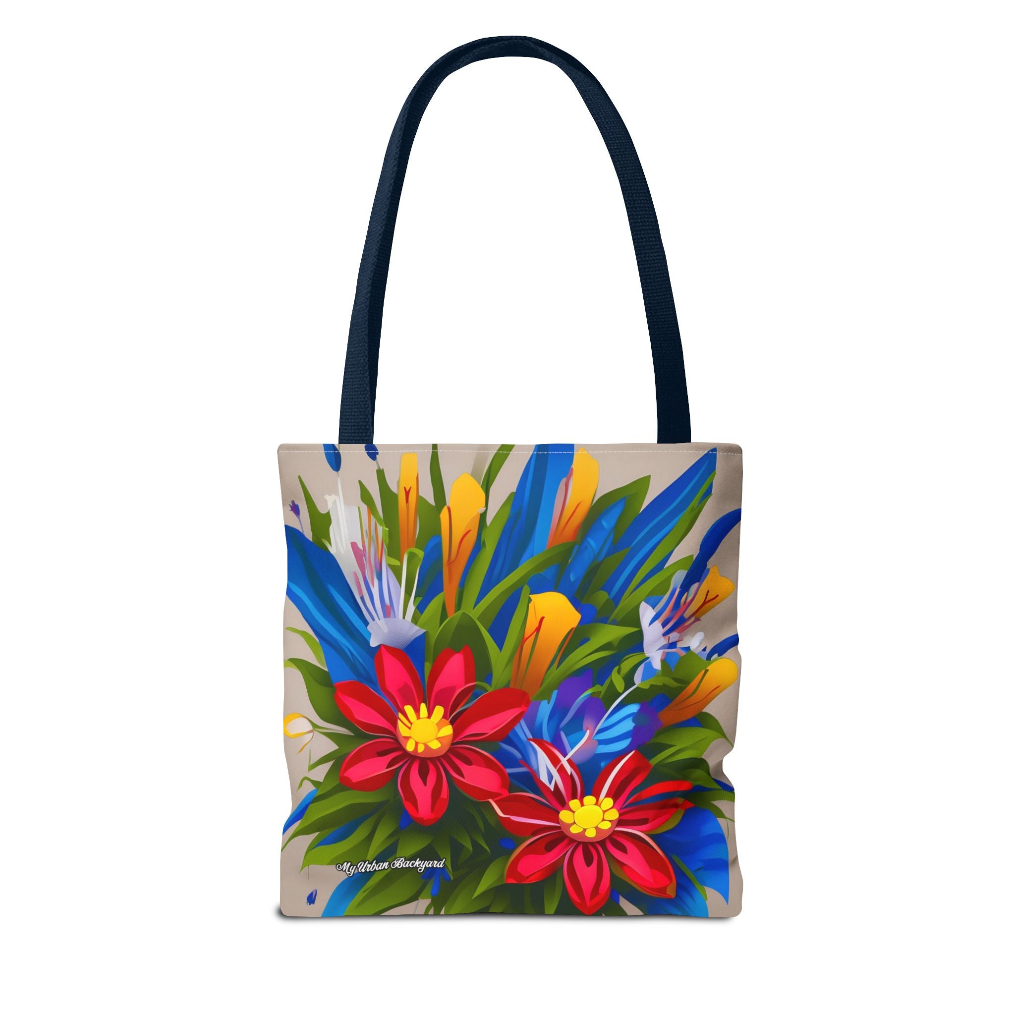Vibrant Wildflowers Tote Bag with Cotton Handles For Everyday Use, 3 Sizes