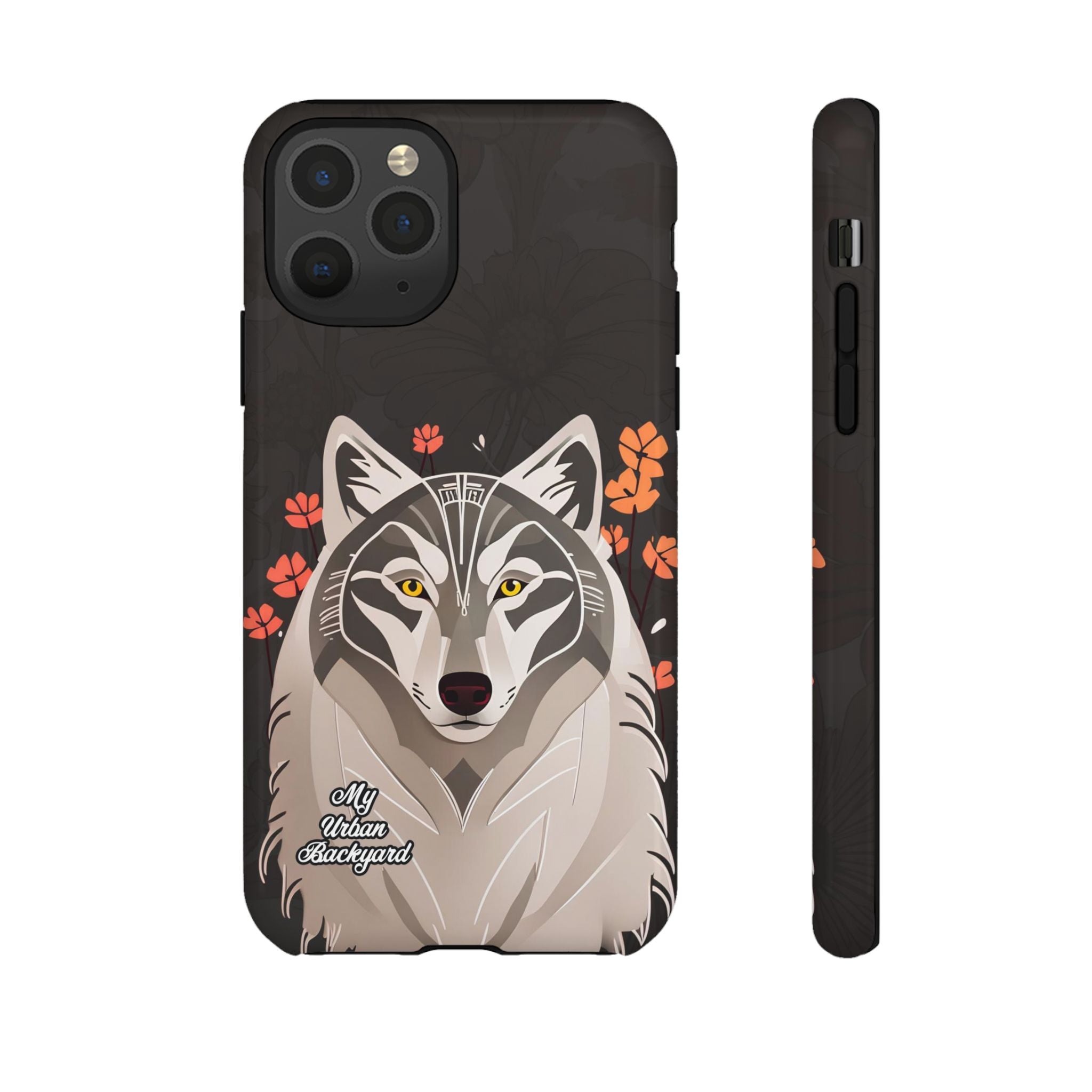 Art Deco Wolf, Cell Phone Case - Apple, Samsung, Google Pixel