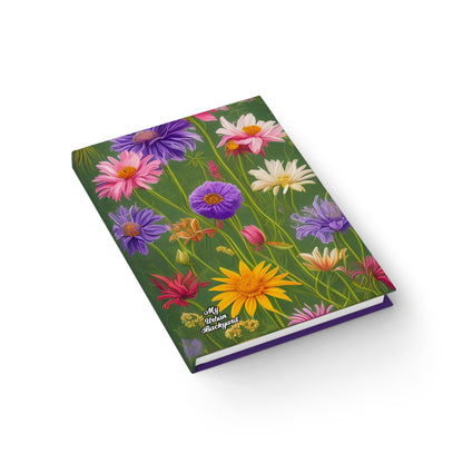 Pretty Wildflower Field, Hardcover Notebook Journal - Write in Style