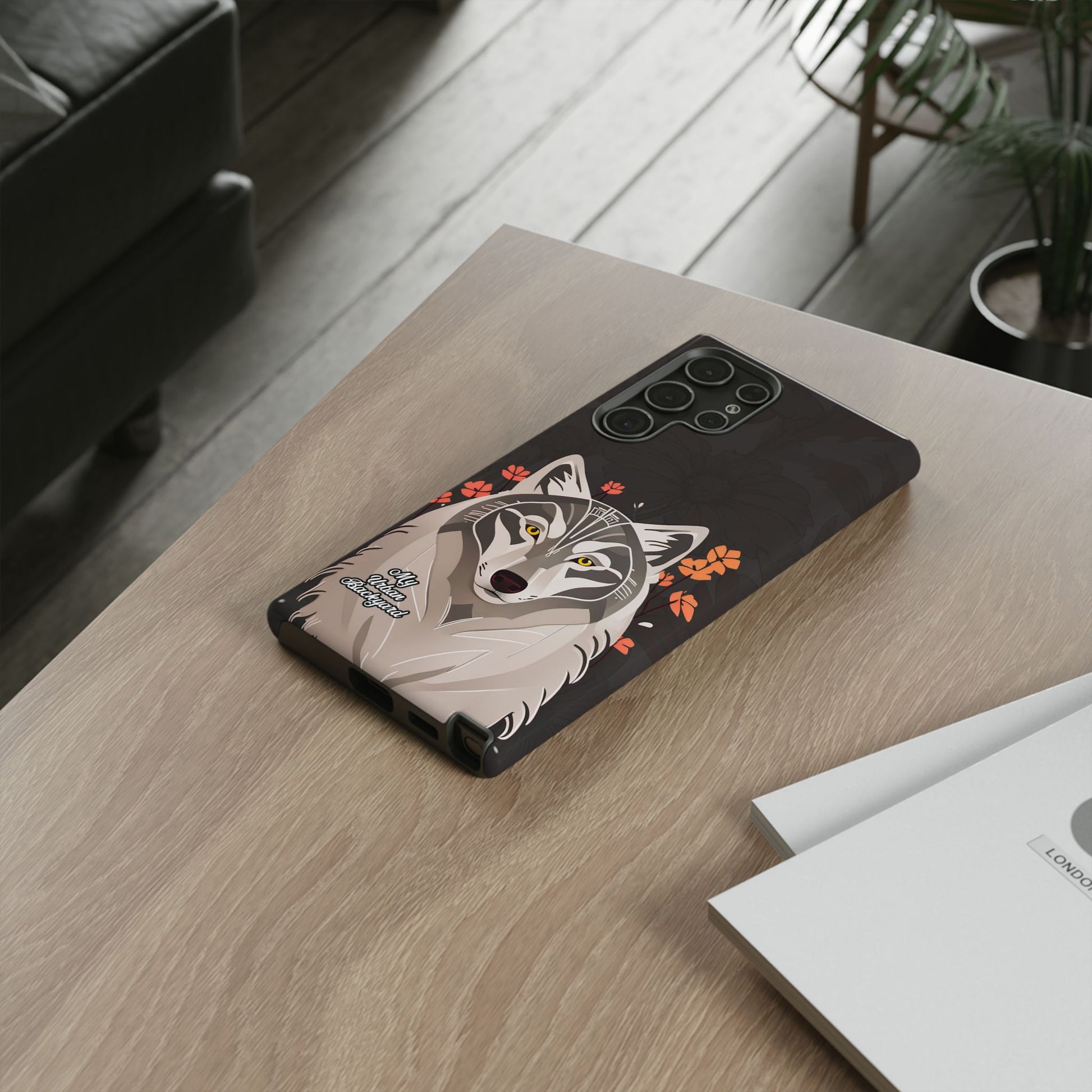 Art Deco Wolf, Cell Phone Case - Apple, Samsung, Google Pixel