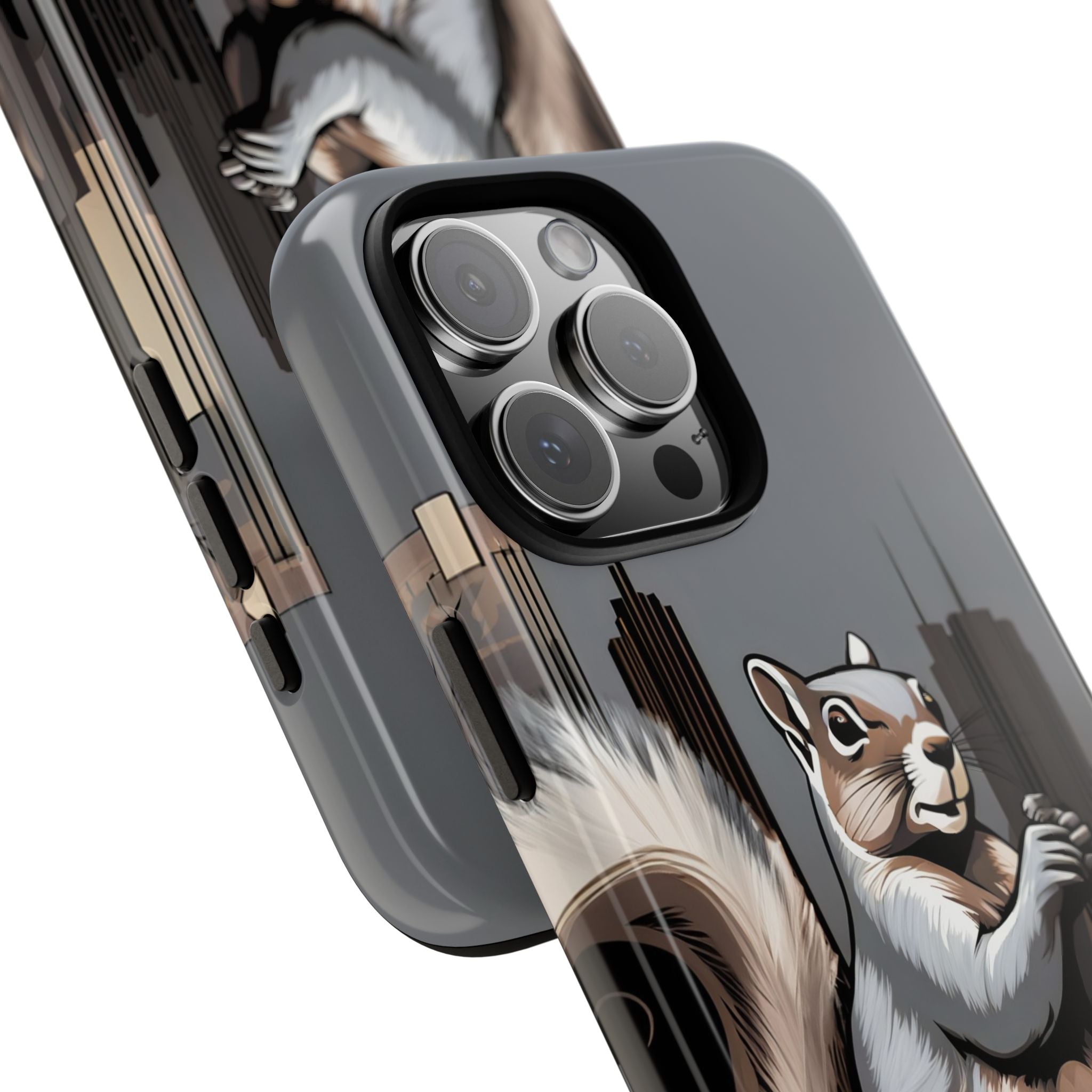 Urban Gray Squirrel, Cell Phone Case - Apple, Samsung, Google Pixel