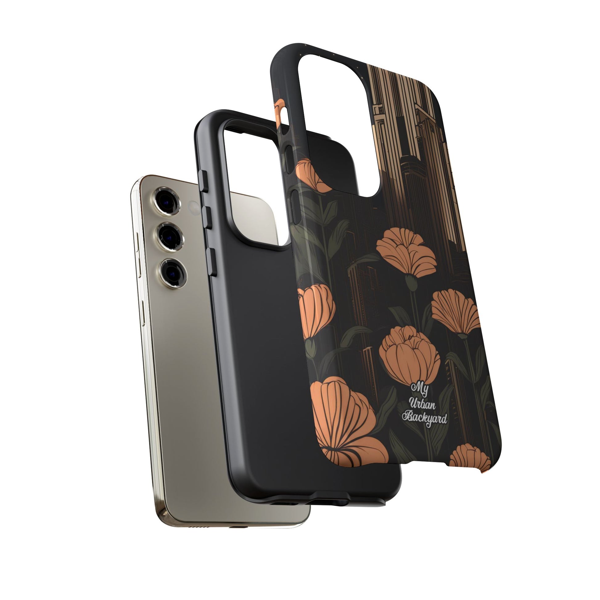 Urban Evening with Flowers, Cell Phone Case - Apple iPhone, Samsung Galaxy, Google Pixel