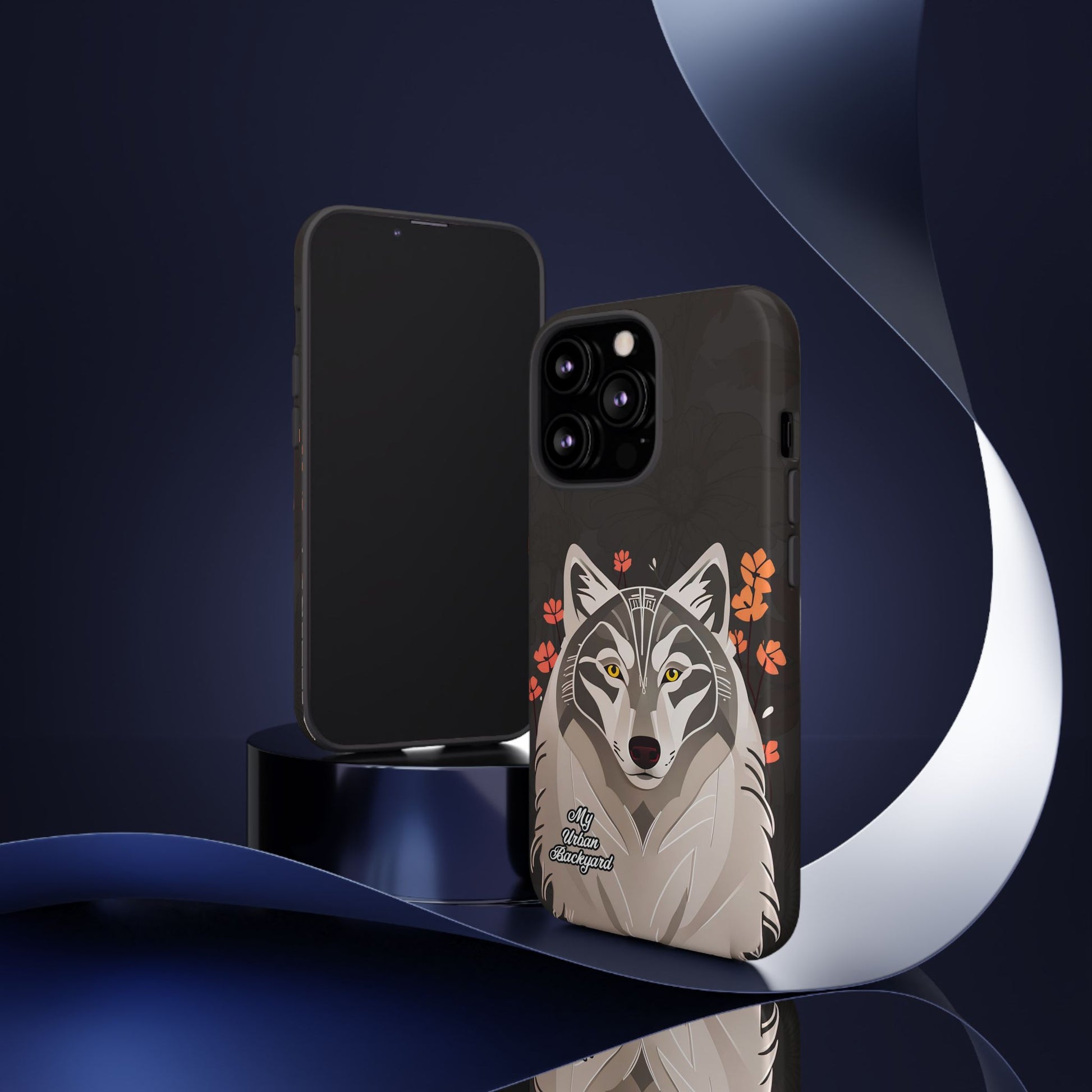 Art Deco Wolf, Cell Phone Case - Apple, Samsung, Google Pixel