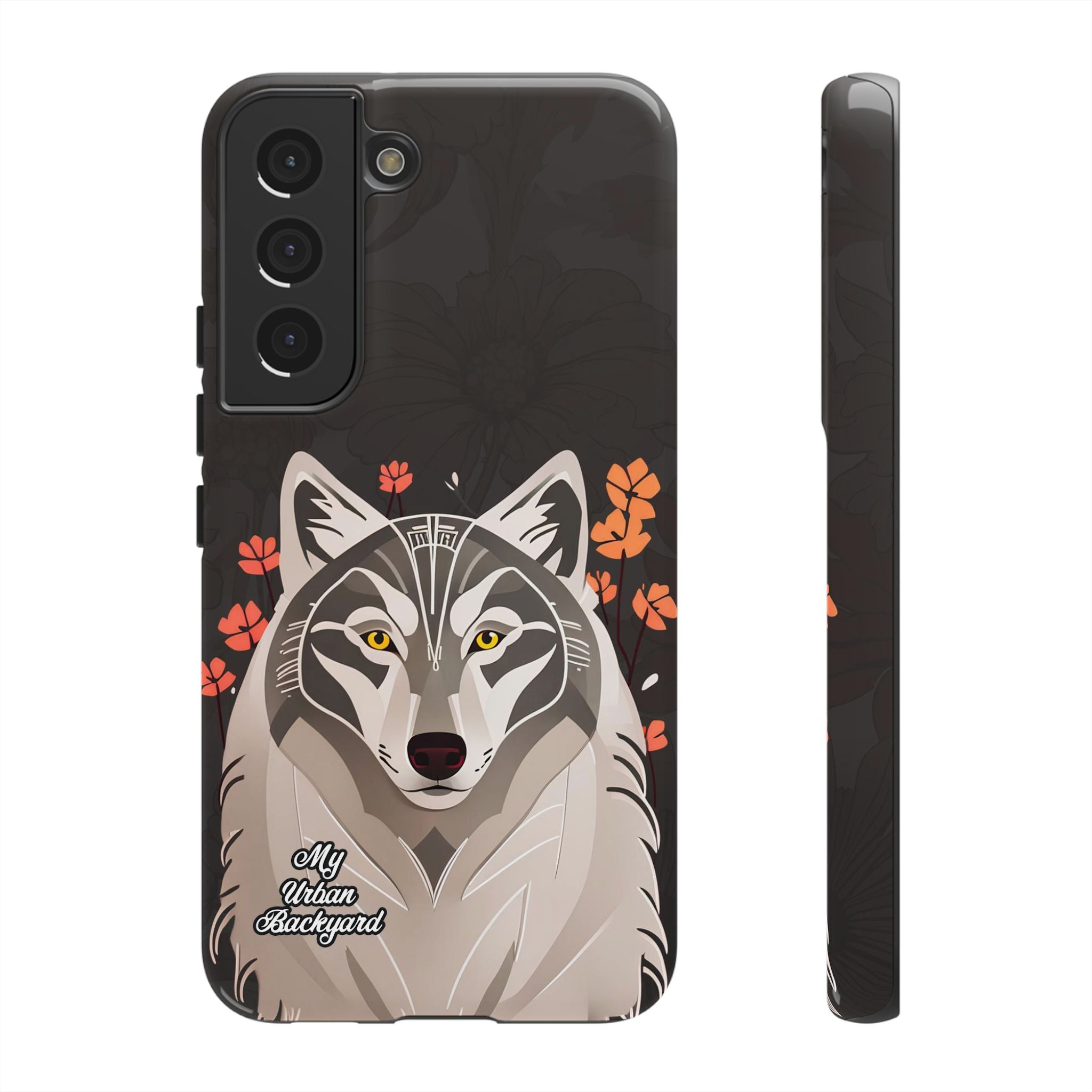 Art Deco Wolf, Cell Phone Case - Apple, Samsung, Google Pixel