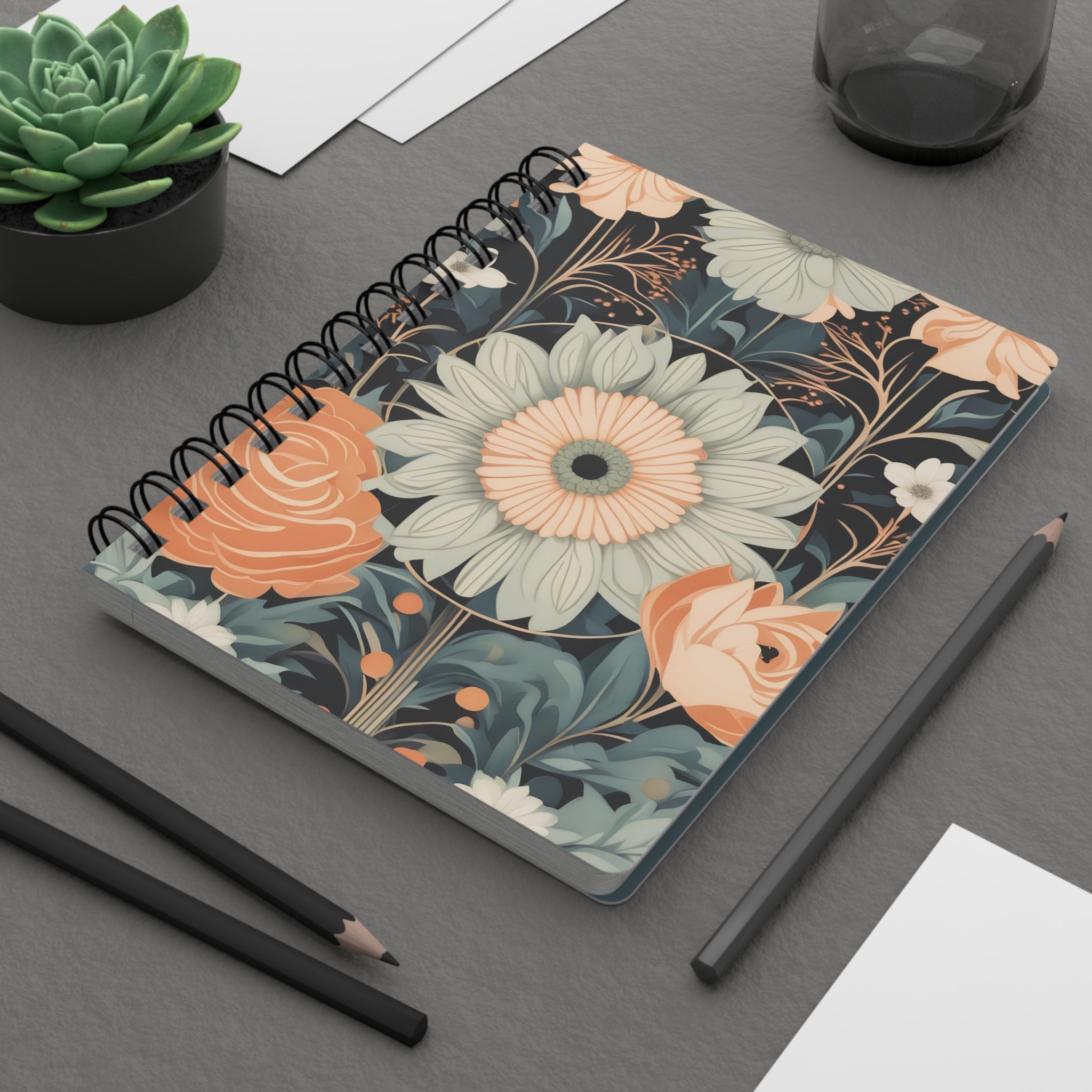 Wildflowers Spiral Journal