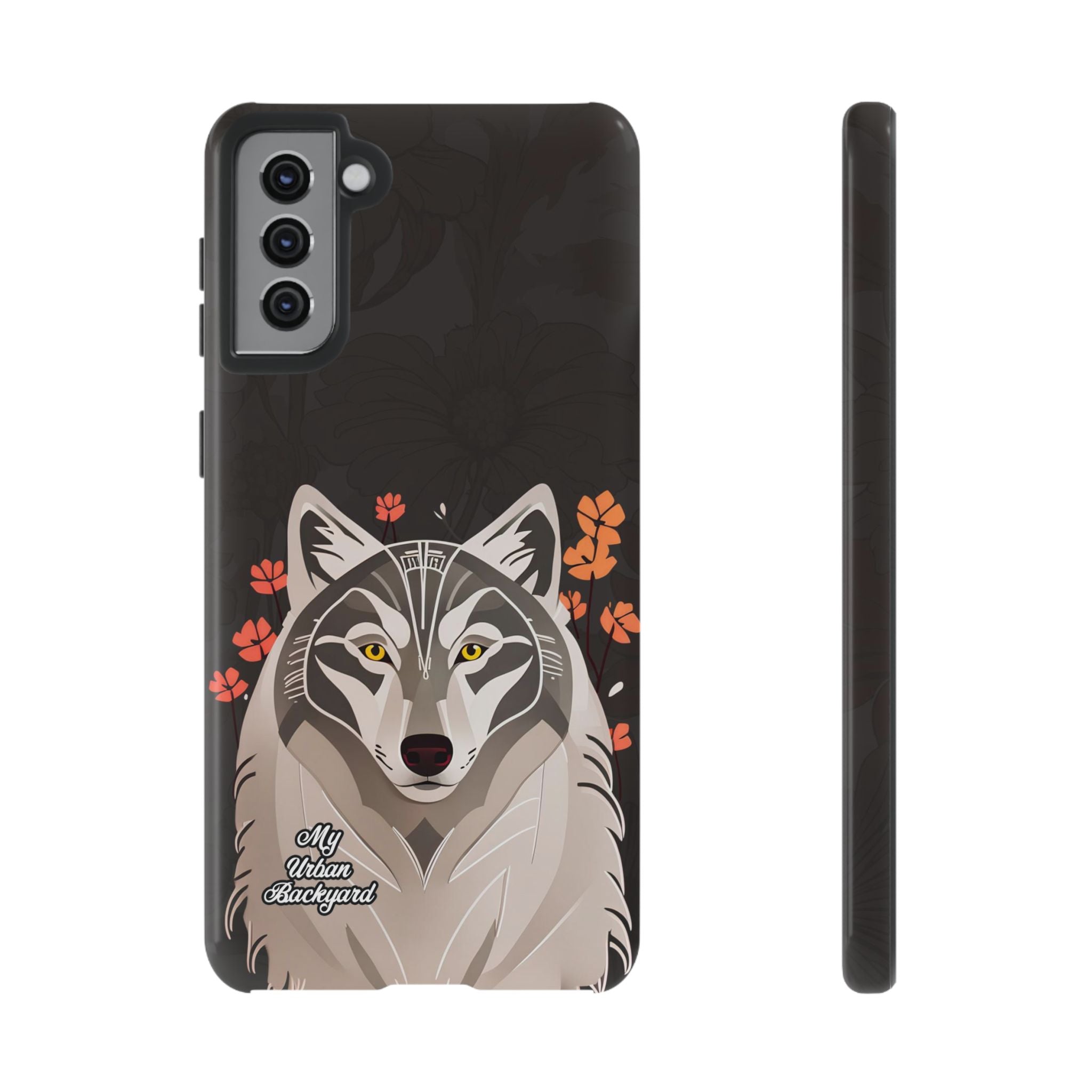 Art Deco Wolf, Cell Phone Case - Apple, Samsung, Google Pixel