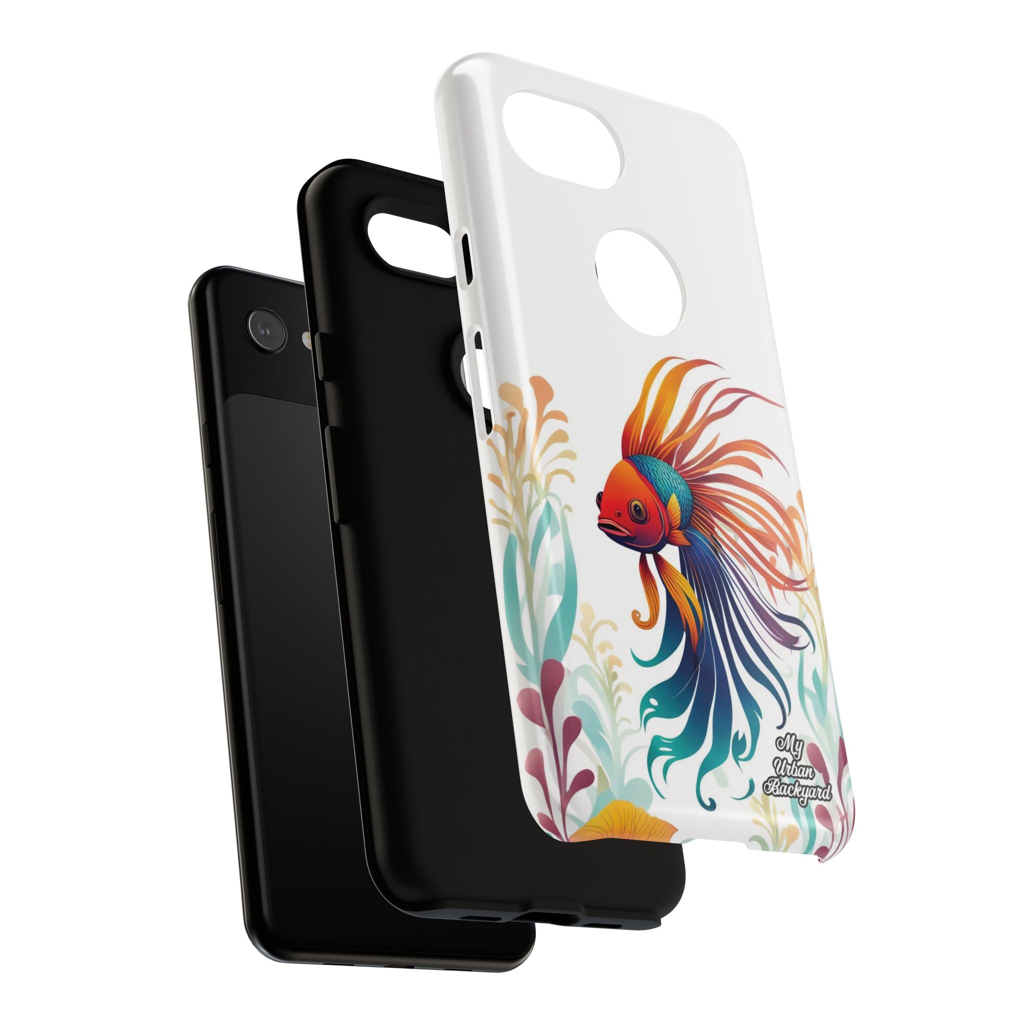 Colorful Betta Fish, Cell Phone Case - Apple, Samsung or Google Pixel