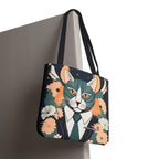 Simon Whiskerford, Cat Tote Bag with Cotton Handles For Everyday Use, 3 Sizes