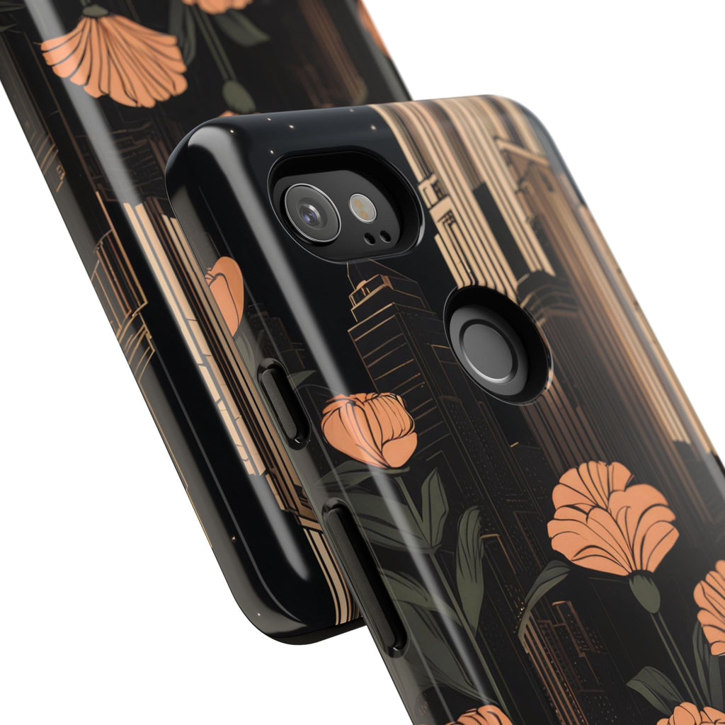 Urban Evening with Flowers, Cell Phone Case - Apple iPhone, Samsung Galaxy, Google Pixel