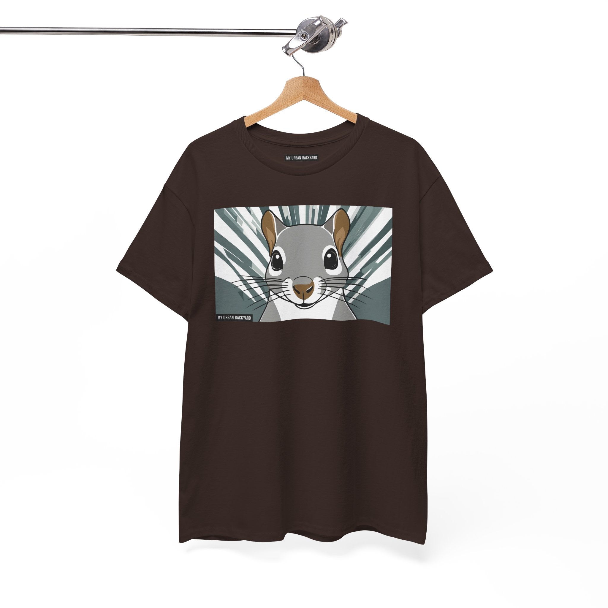 Cute Squirrel Graphic Tee, Unisex Cotton T-Shirt, Nature Lover Gift, Animal Art Top, Casual Wear