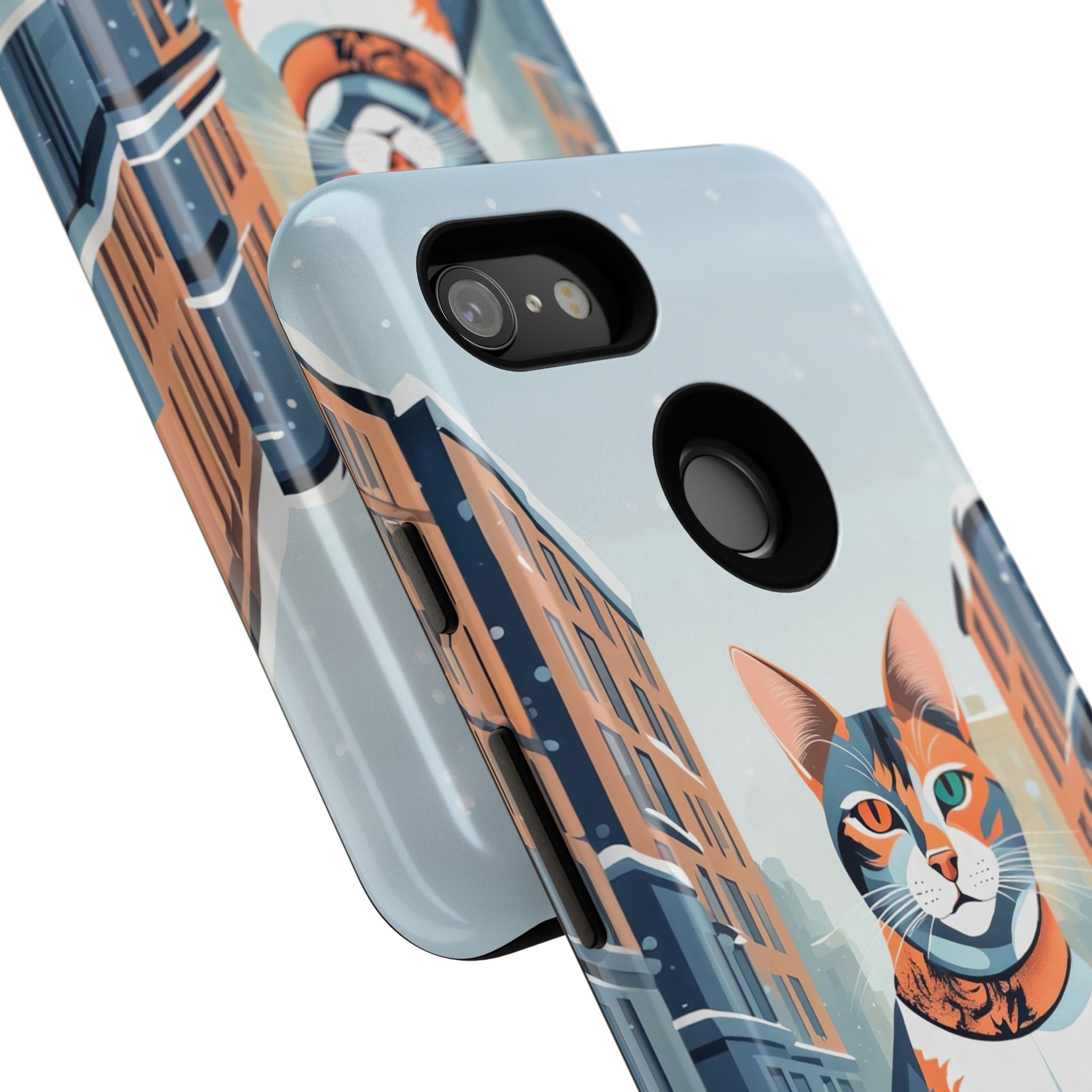 Claws Pawson in the Snow, Cell Phone Case - Apple, Samsung, Google Pixel