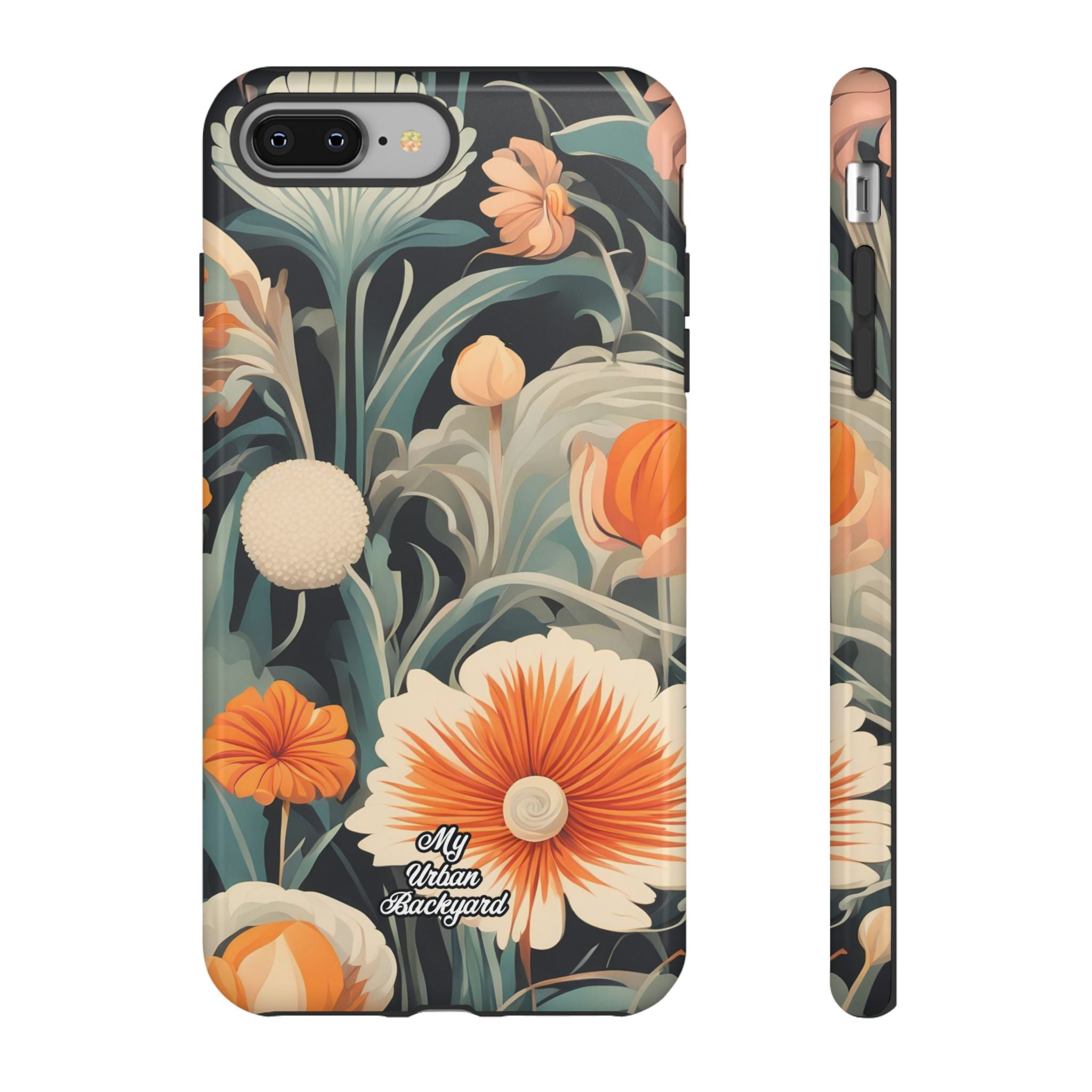 Orange and White Flowers, Cell Phone Case - Apple, Samsung, Google Pixel