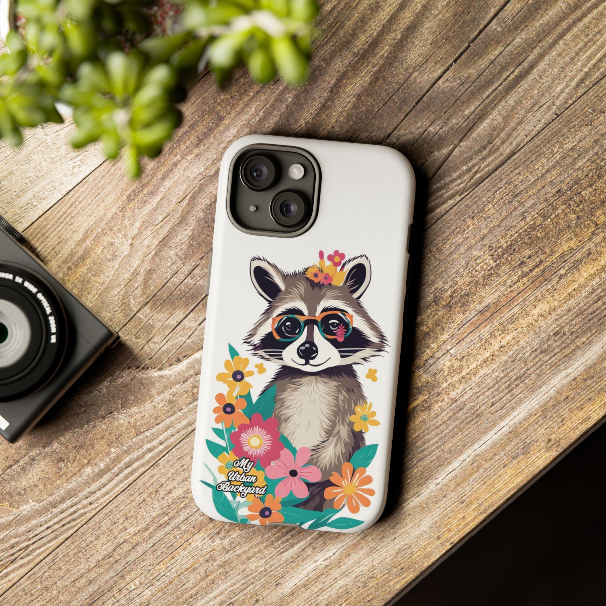 Raccoon with Glasses, Cell Phone Case - Apple, Samsung or Google Pixel