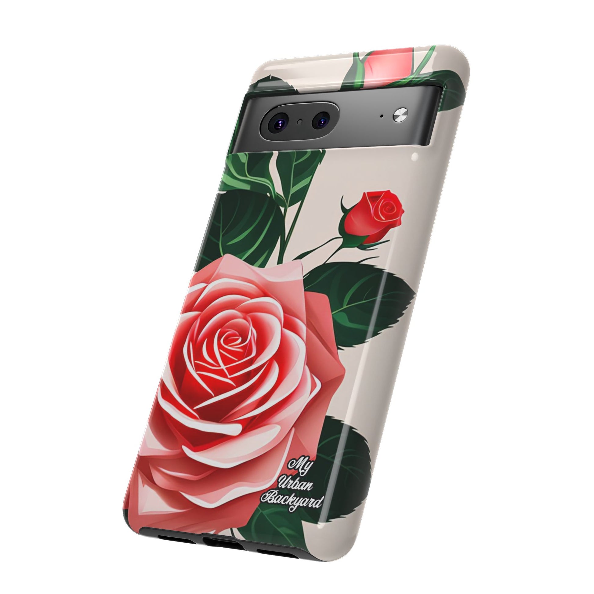 Pink Rose Flowers, Cell Phone Case - Apple, Samsung, Google Pixel