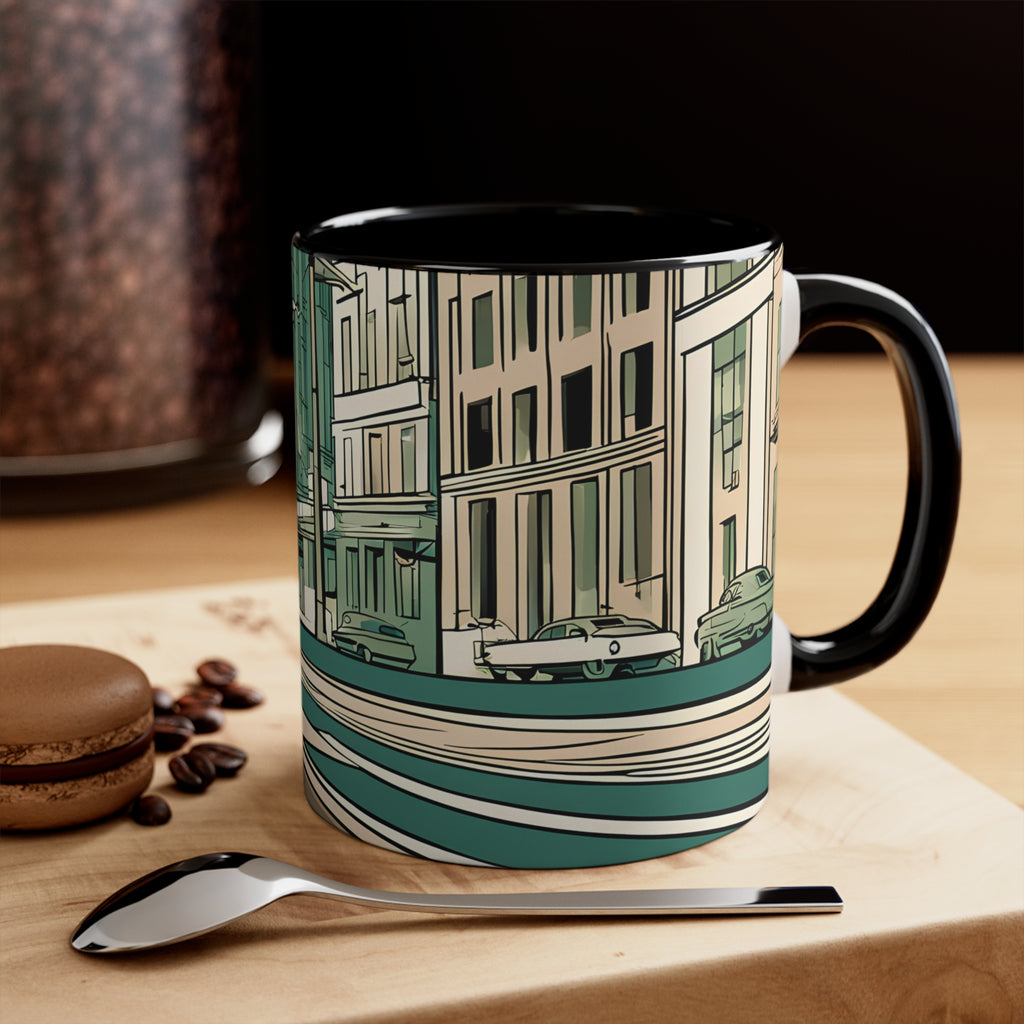 Little Urban Bird, Ceramic Mug - Perfect for Coffee, Tea, and More!