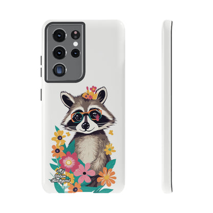 Raccoon with Glasses, Cell Phone Case - Apple, Samsung or Google Pixel