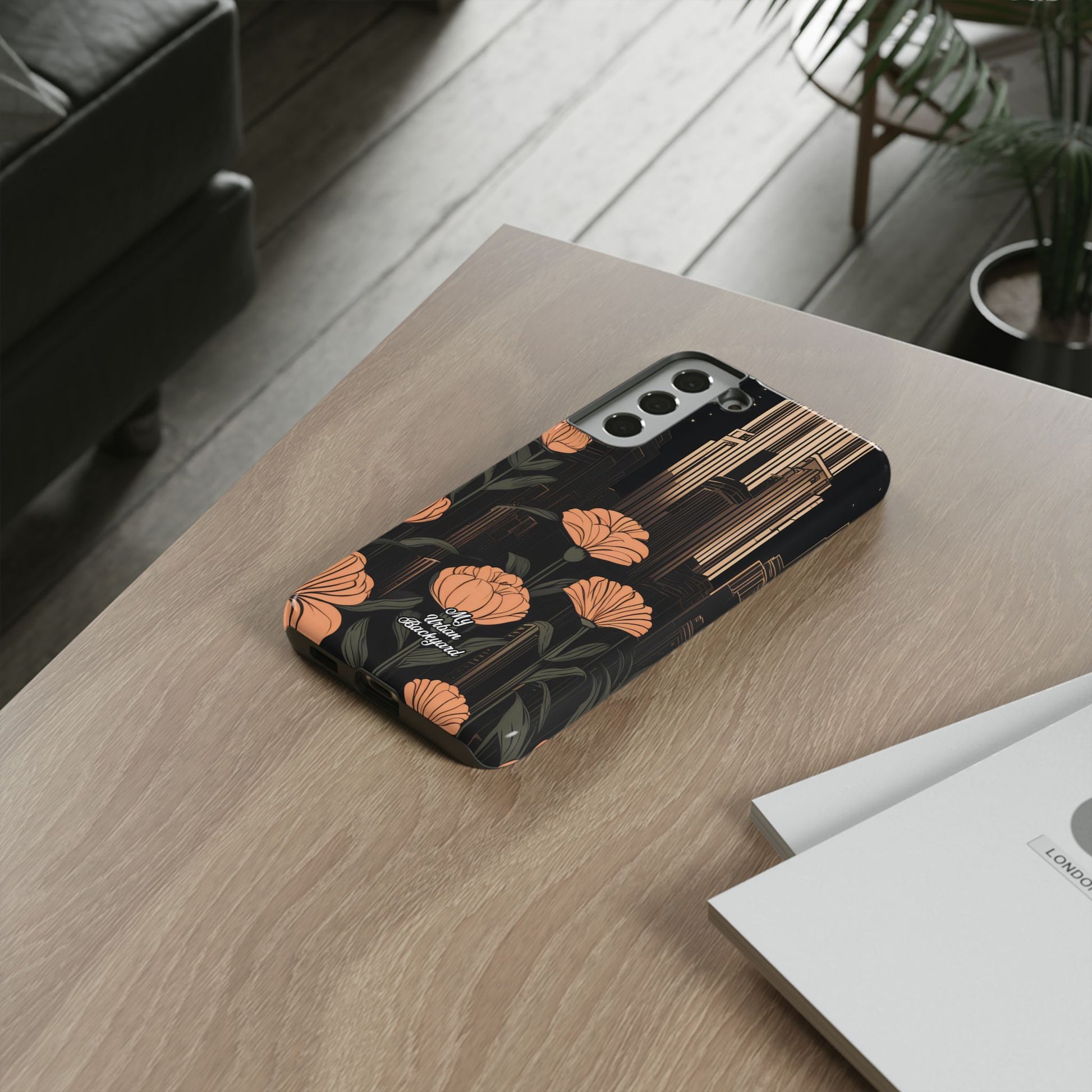 Urban Evening with Flowers, Cell Phone Case - Apple iPhone, Samsung Galaxy, Google Pixel