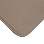 Taupe Memory Foam Bath Mat — Soft Absorbent Bathroom Rug, 2 sizes