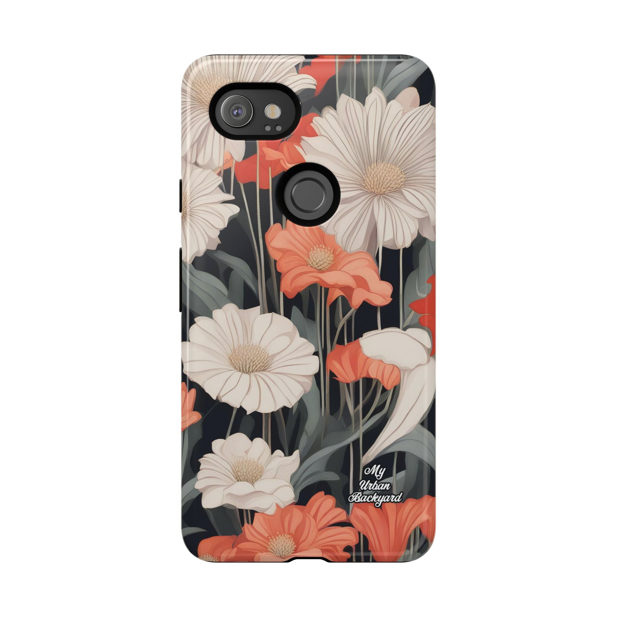 Art Deco Flowers, Cell Phone Case - Apple, Samsung, Google Pixel