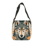 Dorian Greyfang Tote Bag with Adjustable Strap, Wolf Design - Trendy and Versatile