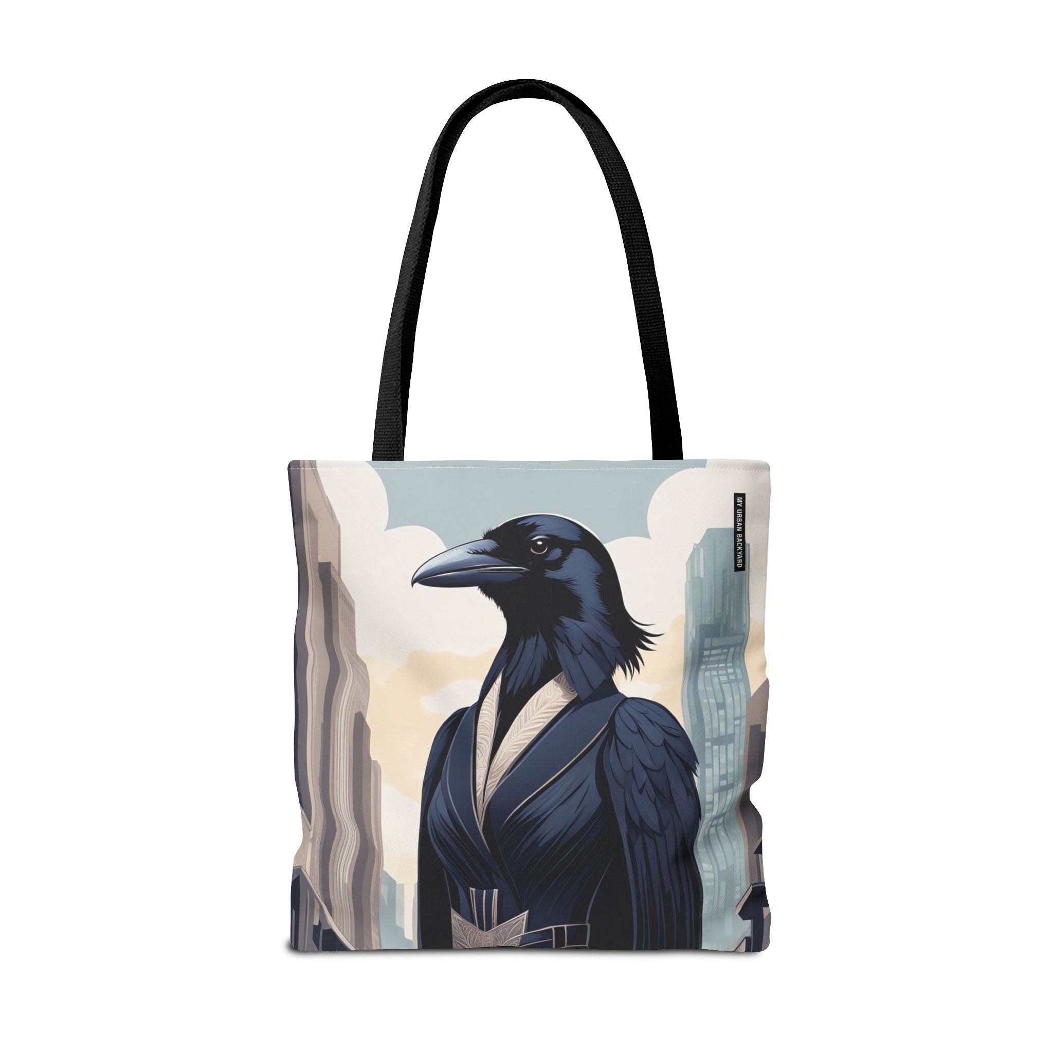 Regal Crow Art Deco Tote Bag