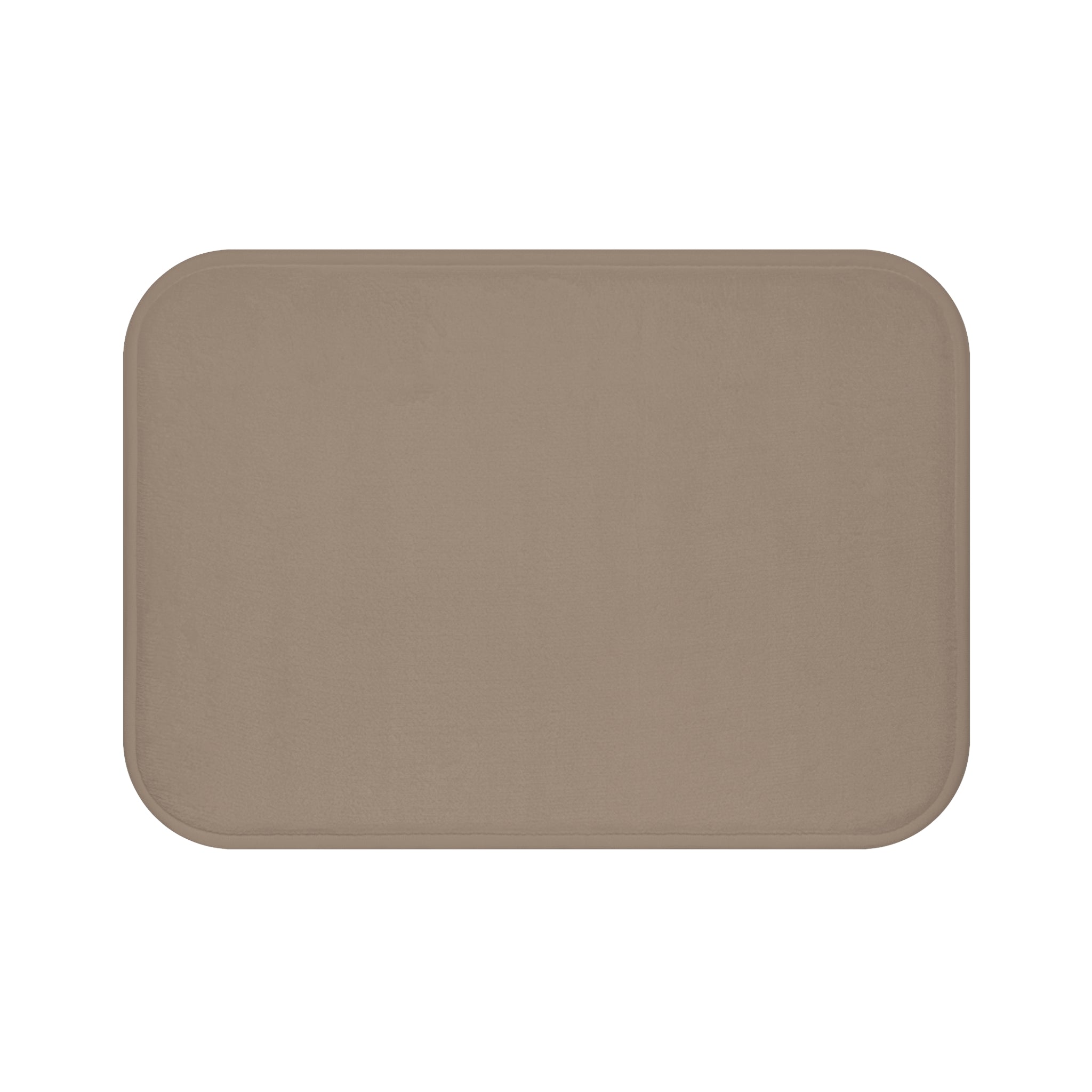 Taupe Memory Foam Bath Mat — Soft Absorbent Bathroom Rug, 2 sizes