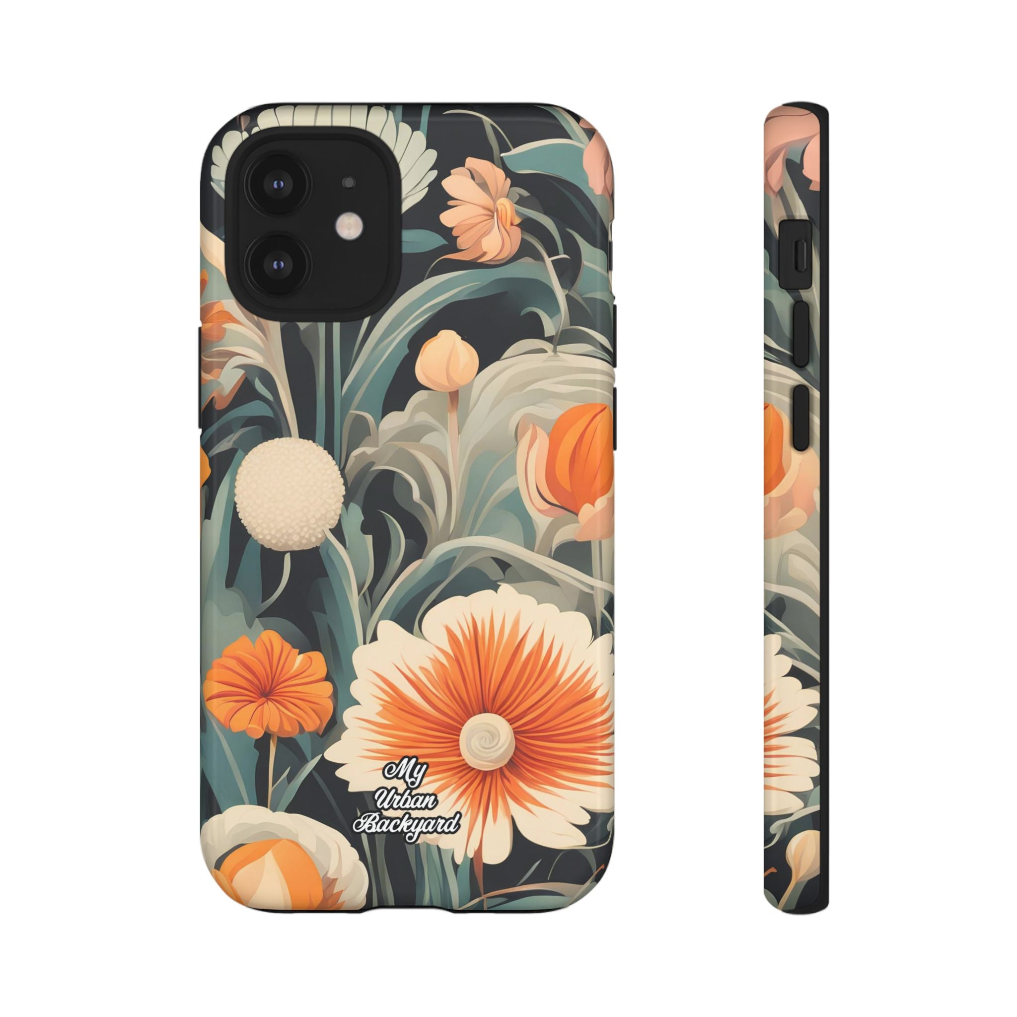 Orange and White Flowers, Cell Phone Case - Apple, Samsung, Google Pixel