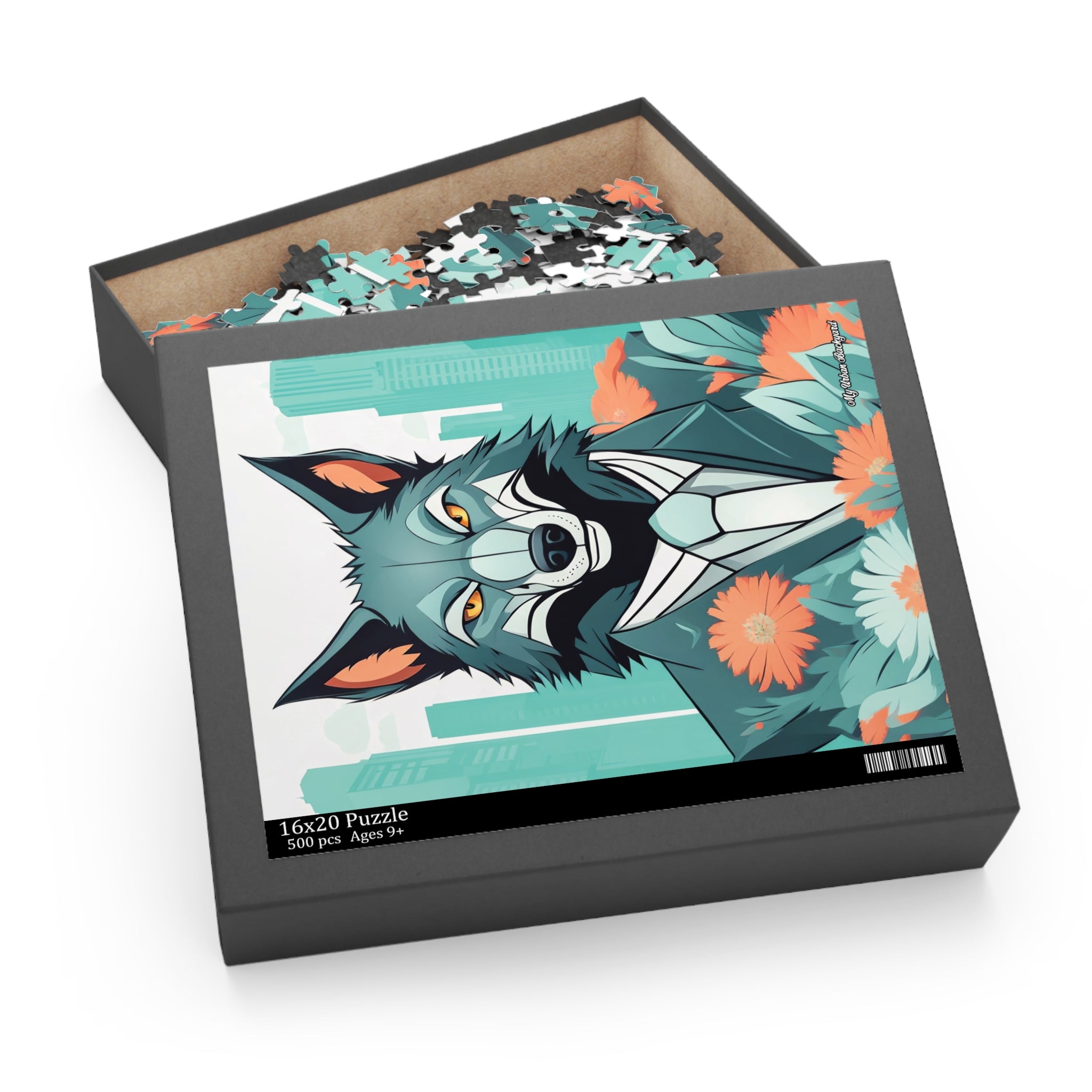 Vincent Blueclaw, Wolf Jigsaw Puzzle, (120, 252, or 500-Piece)