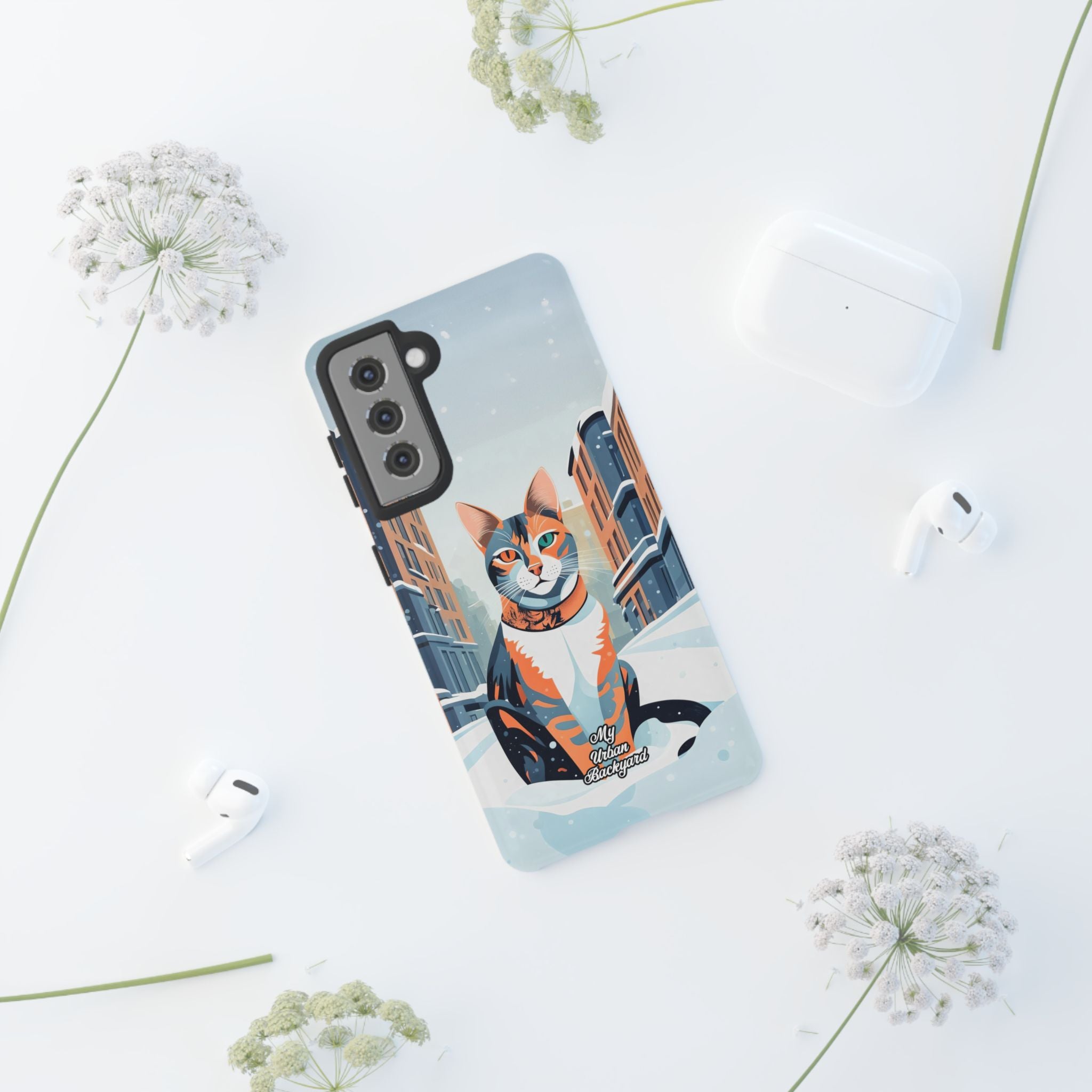 Claws Pawson in the Snow, Cell Phone Case - Apple, Samsung, Google Pixel
