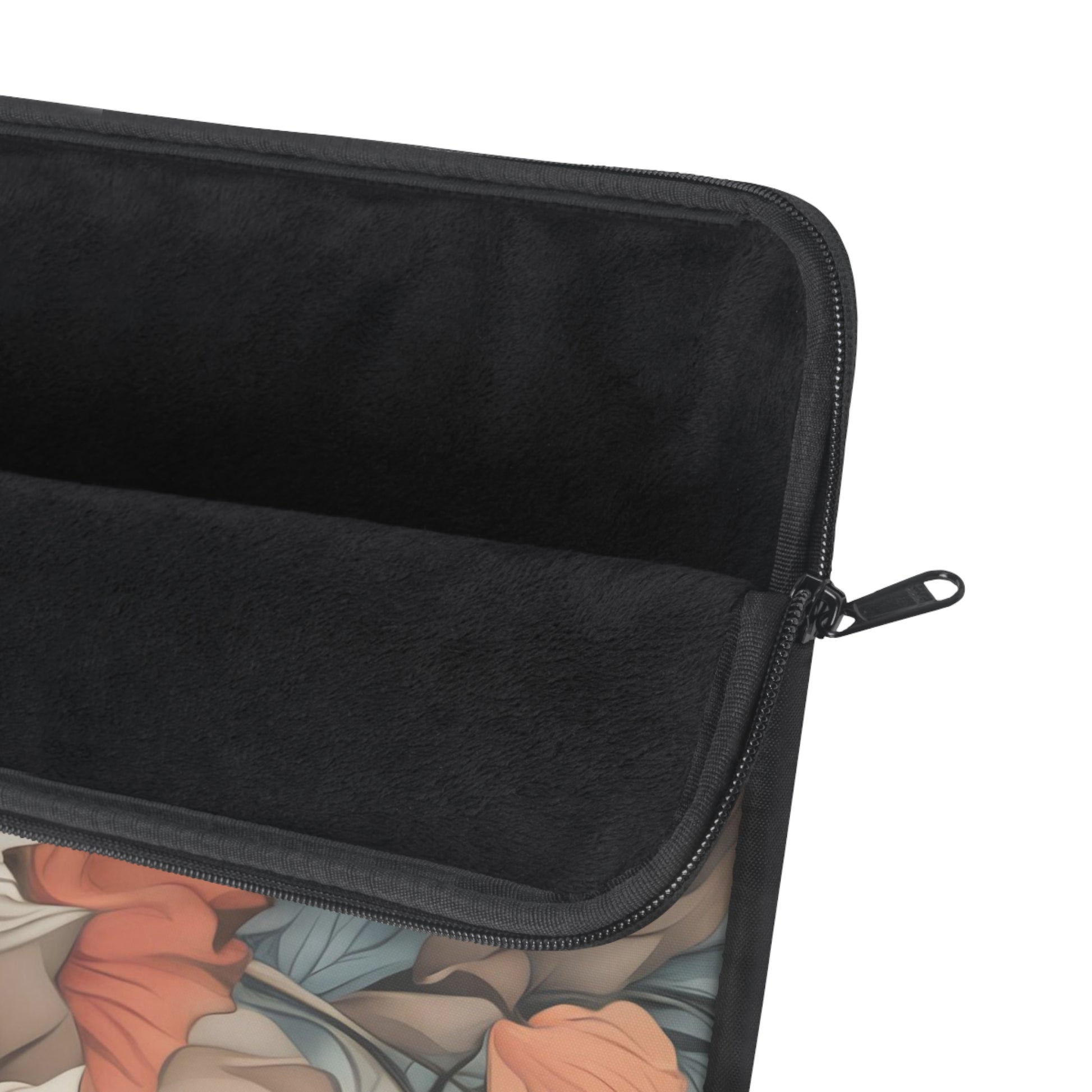Muted Wildflower Bouquet, Soft Laptop Sleeve, Artisanal Computer Case, Stylish Tech Accessory, Gift for Students and Professionals, 3 Sizes